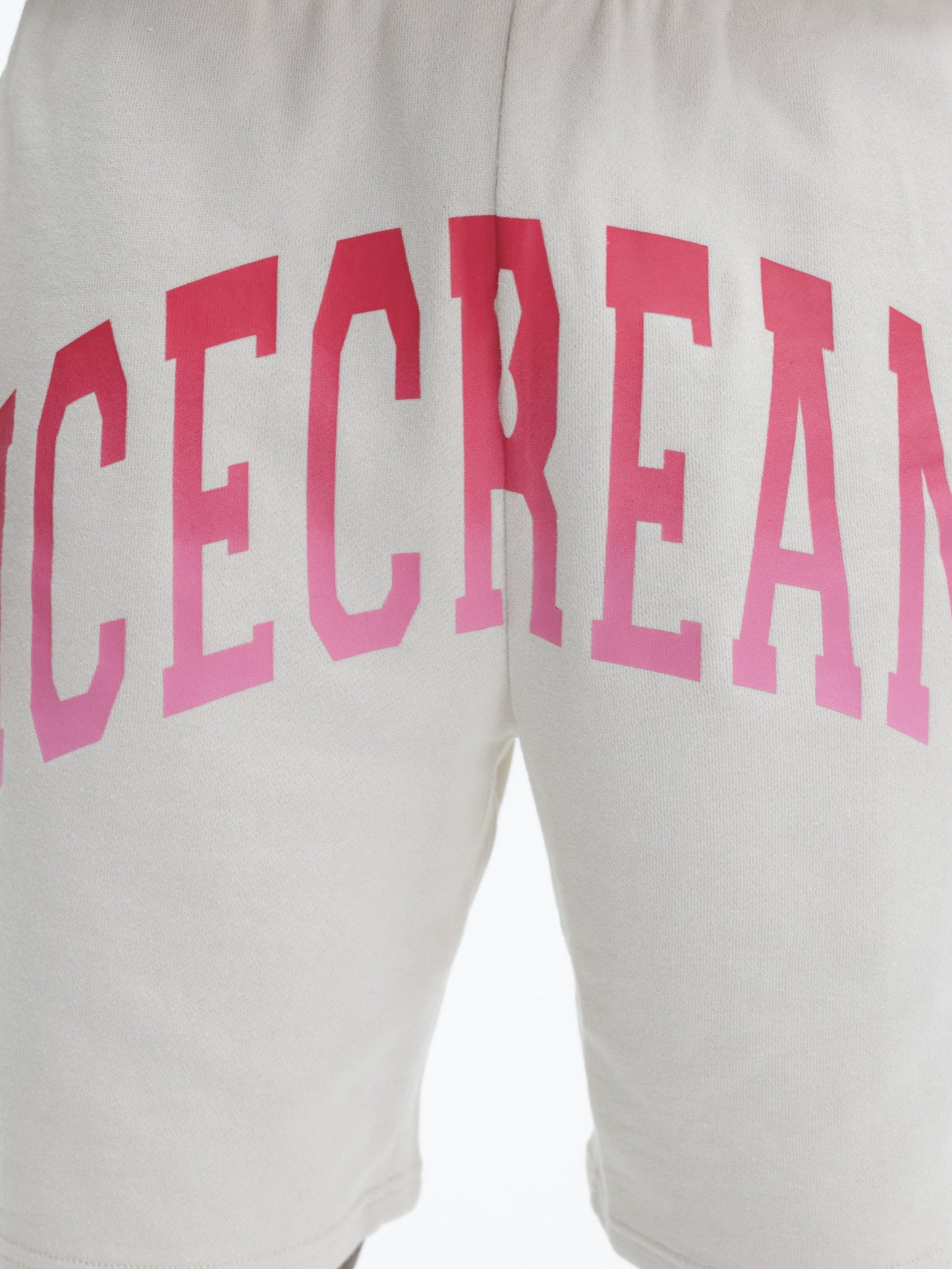 Ice Cream Shorts Gradient Ecru