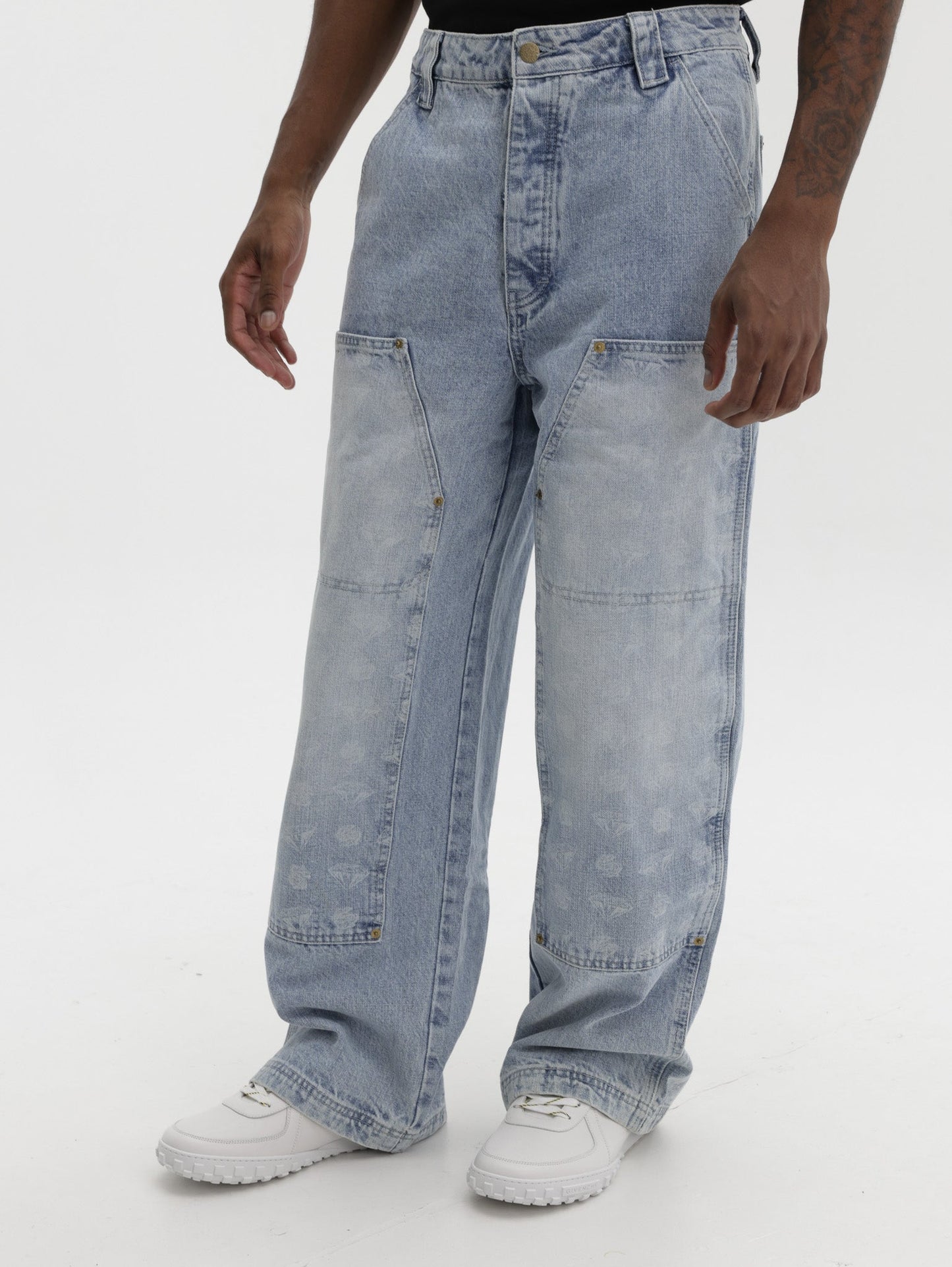 Billionaire Boys Club Jeans Diamonds & Dollars Carpenter Light Wash Blue