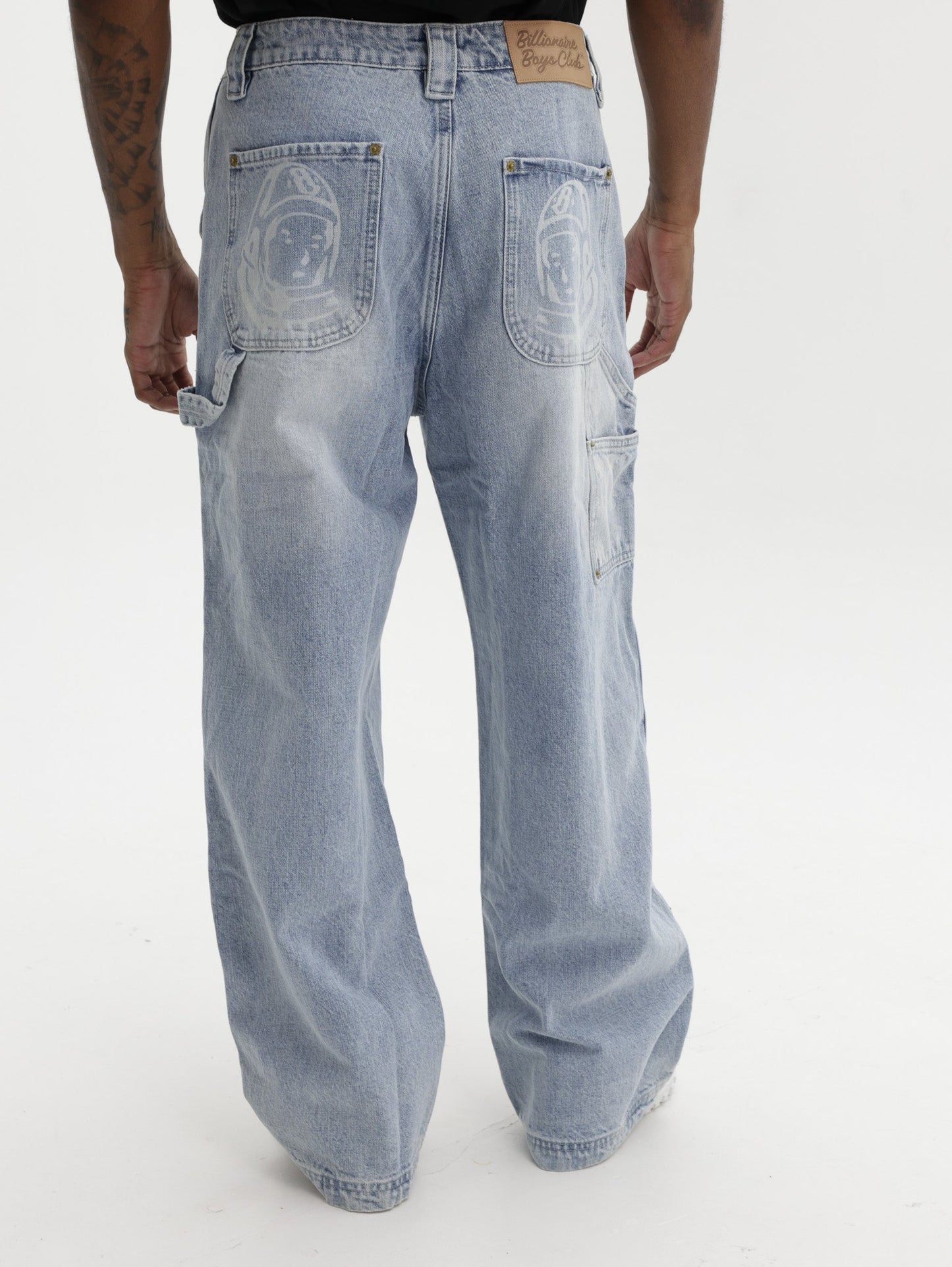 Billionaire Boys Club Jeans Diamonds & Dollars Carpenter Light Wash Blue