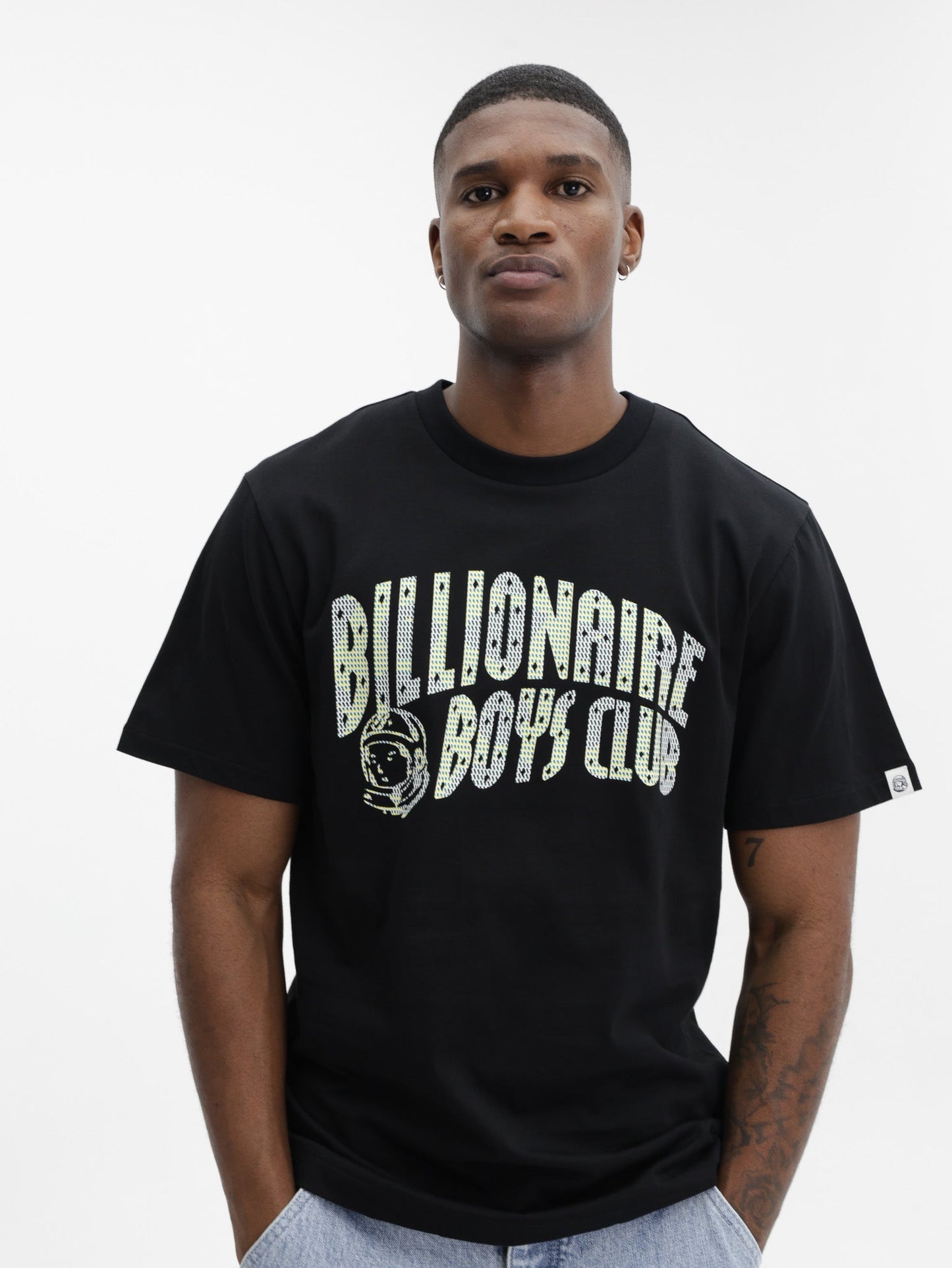 Billionaire Boys Club T-Shirt Tri-tone Arch Logo Black