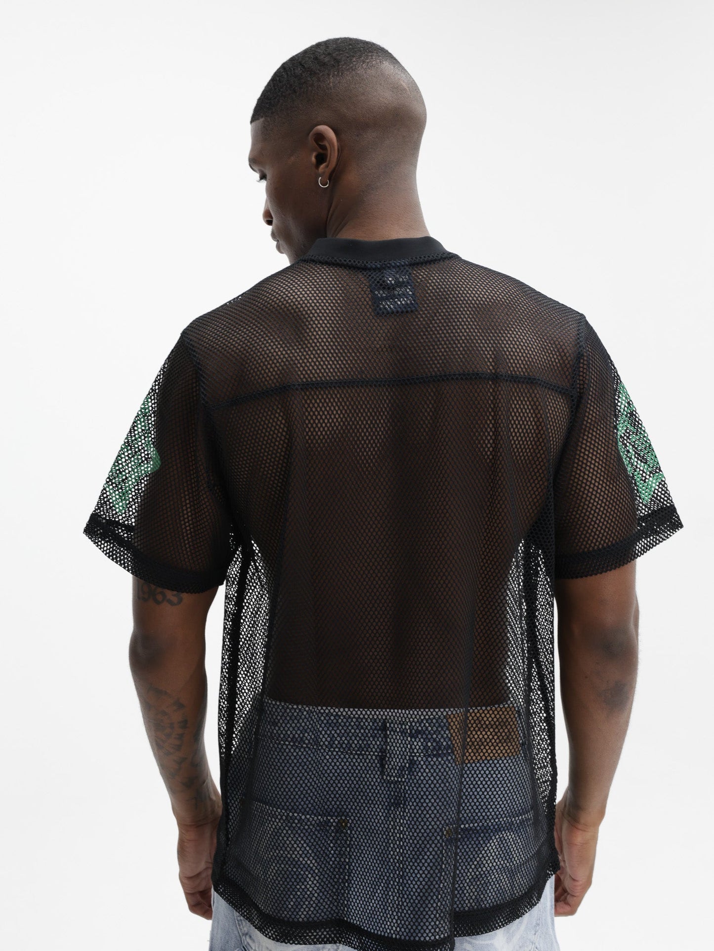 Billionaire Boys Club T-Shirt Balls Astro Big Mesh Football Black