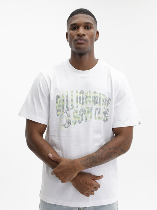 Billionaire Boys Club T-Shirt Tri-tone Arch Logo White