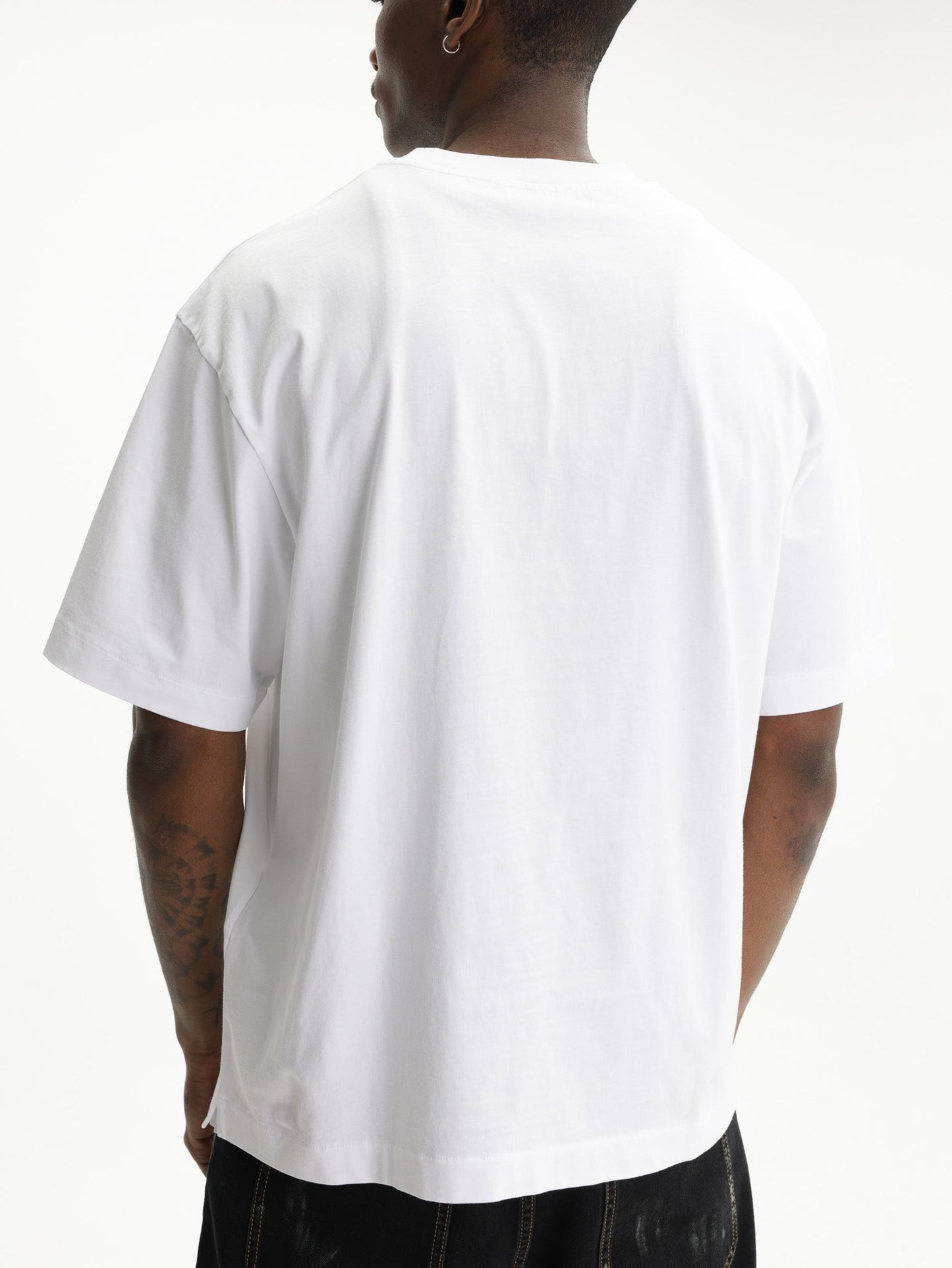 Off - White T-Shirt Statement SS Skate White