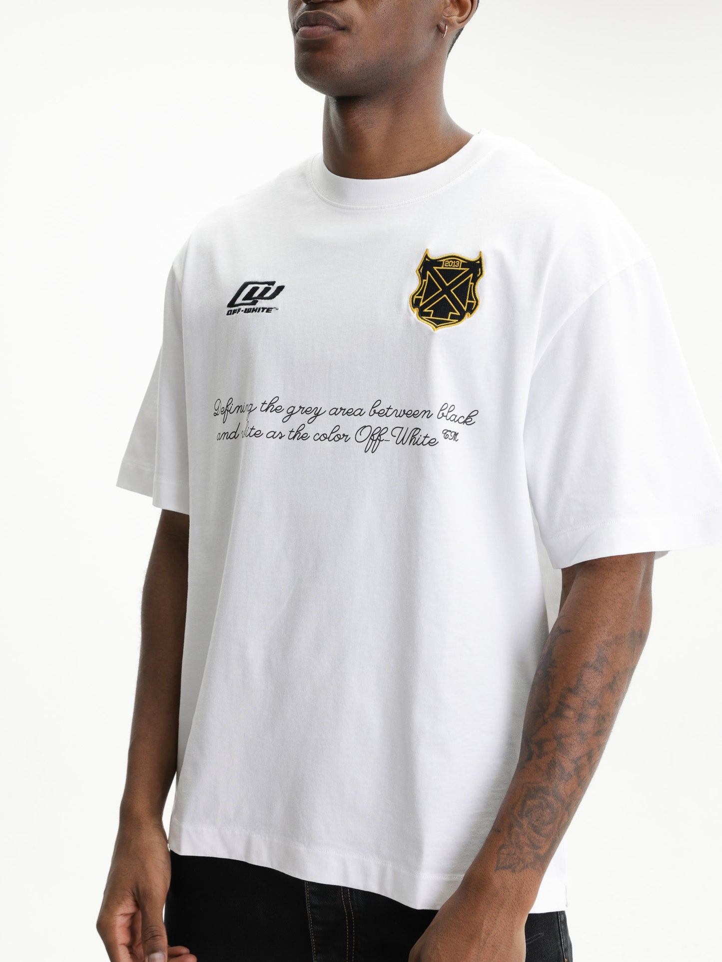 Off - White T-Shirt Sporty 3 Skate White