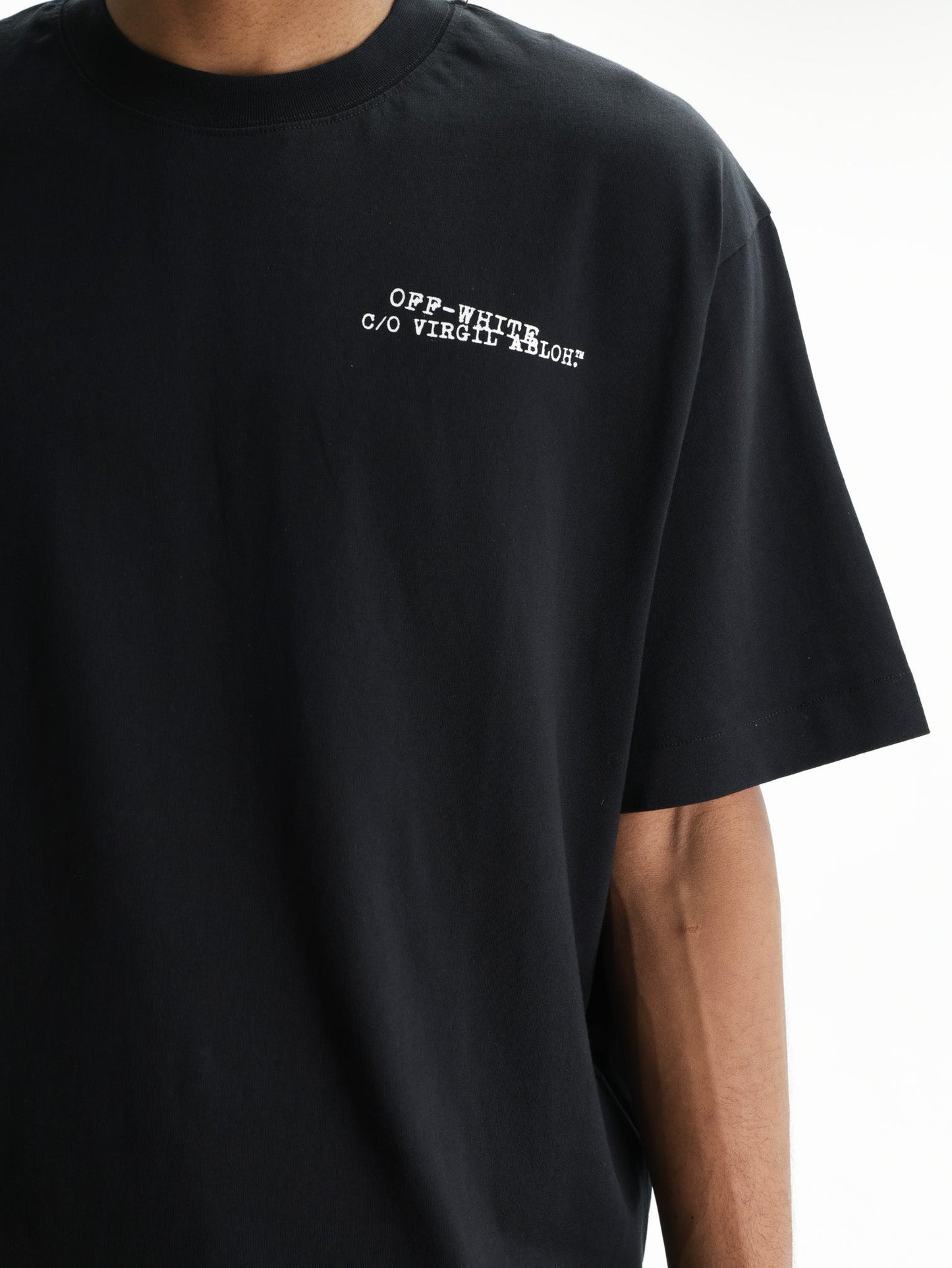 Off - White T-Shirt Type Machine Arrow Black