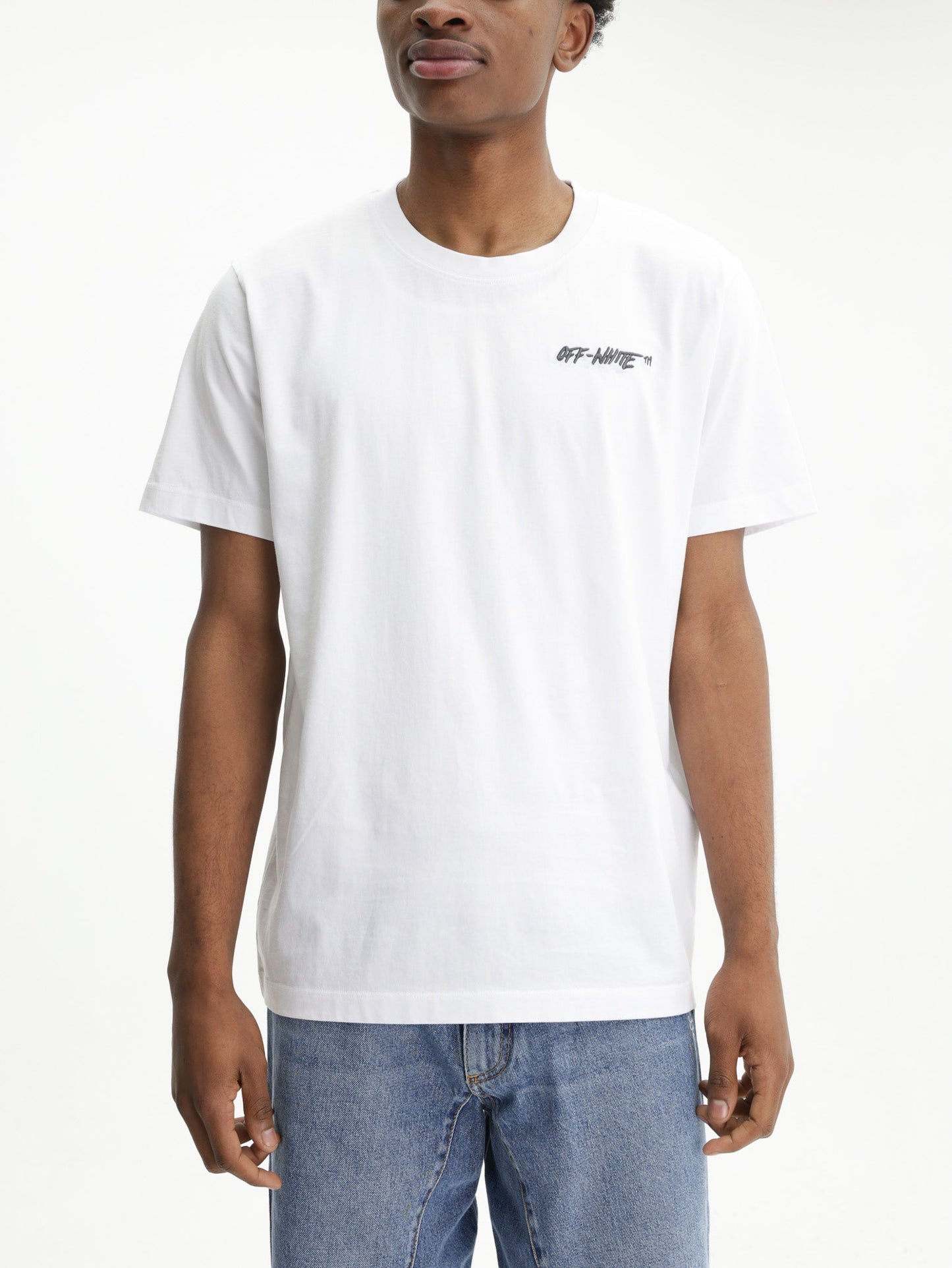 Off - White T-Shirt Off Logo SS White