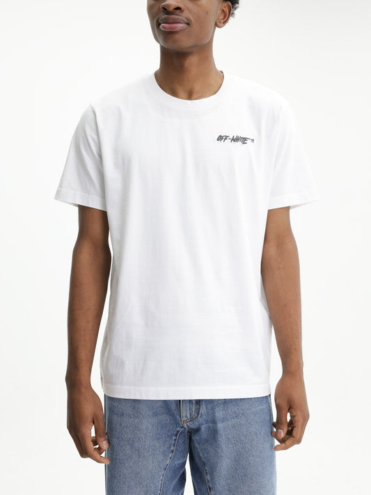 Off - White T-Shirt Off Logo SS White