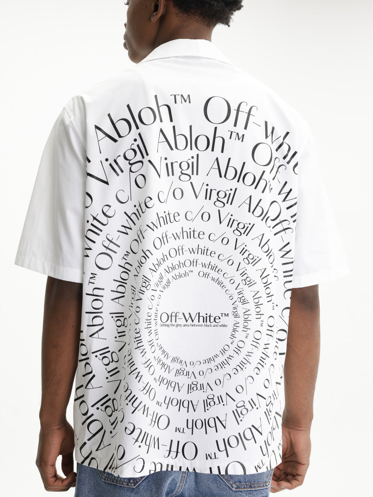 Off - White Shirt Circle Off Bowling White