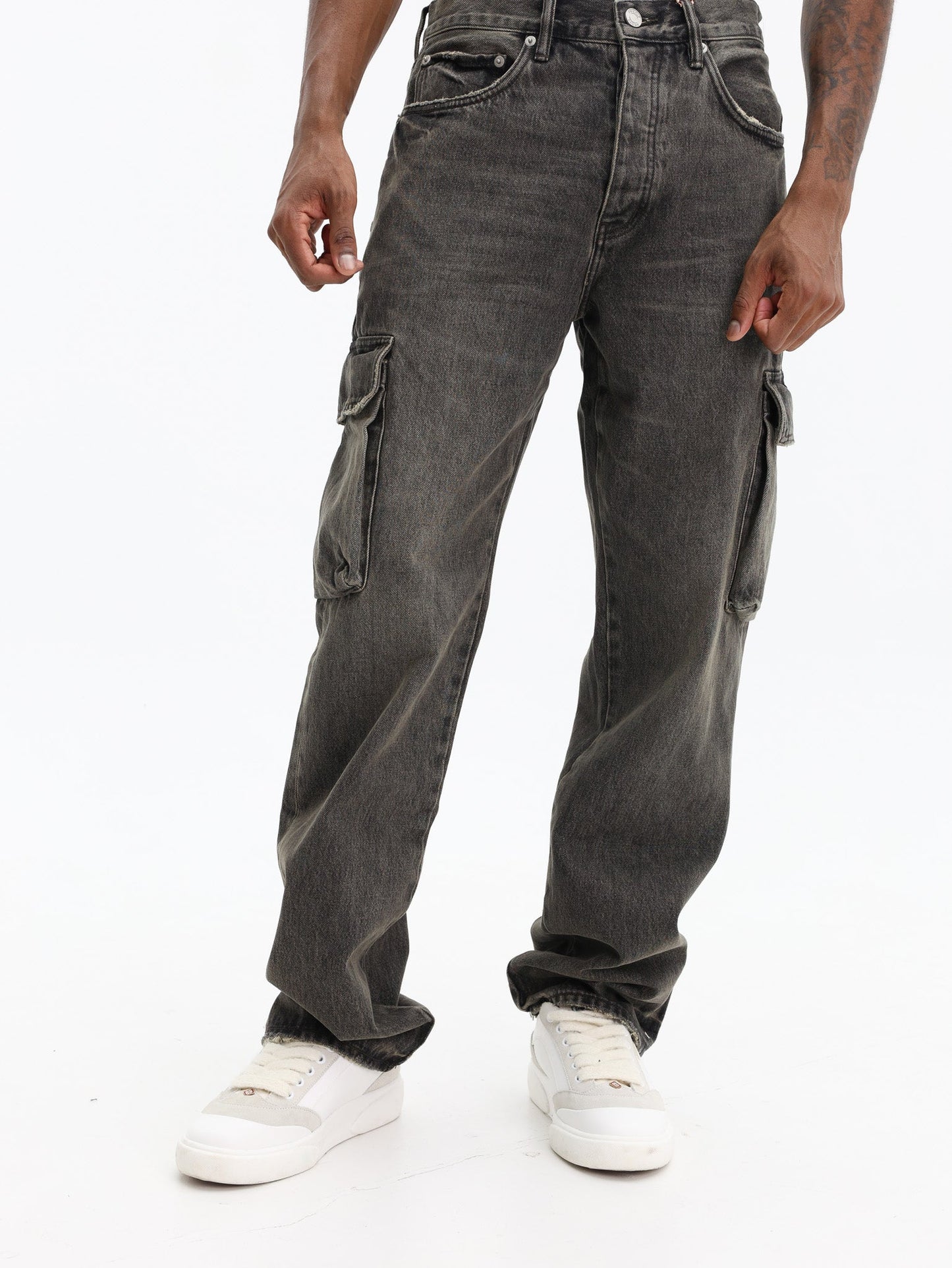 Purple Jeans Ashfall Cargo Black