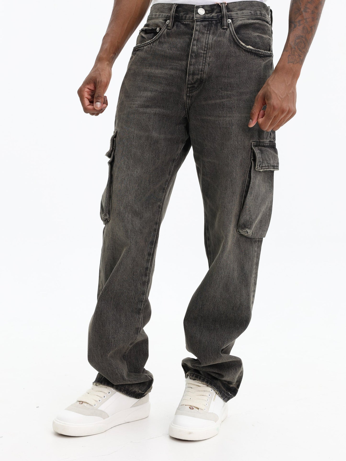 Purple Jeans Ashfall Cargo Black