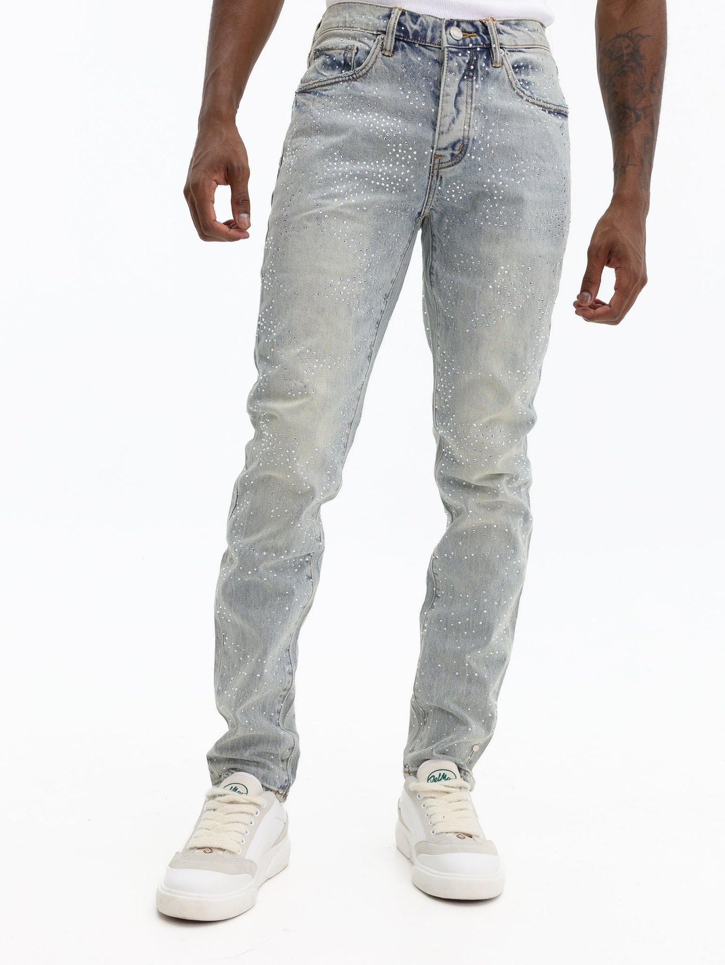 Purple Jeans Skinny Atlin Blitz Lt Indigo
