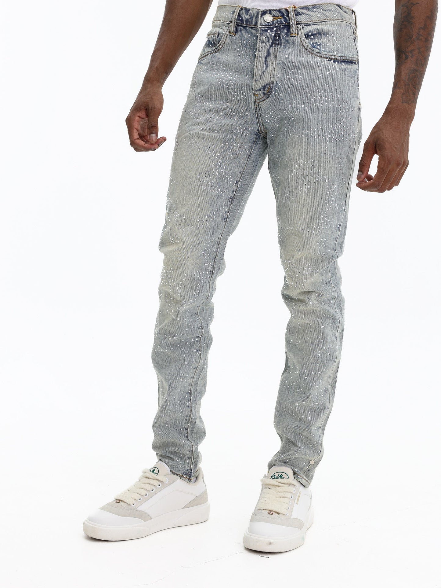 Purple Jeans Skinny Atlin Blitz Lt Indigo