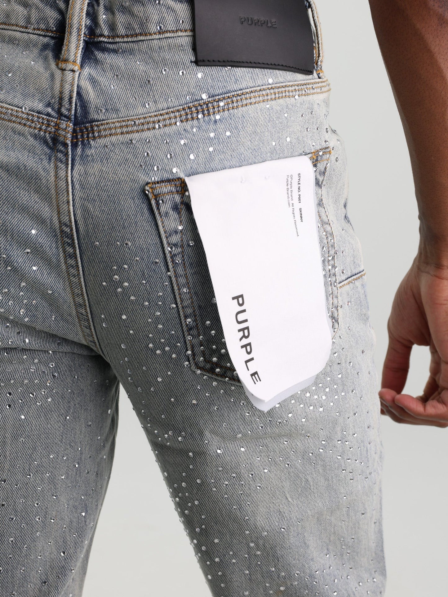 Purple Jeans Skinny Atlin Blitz Lt Indigo