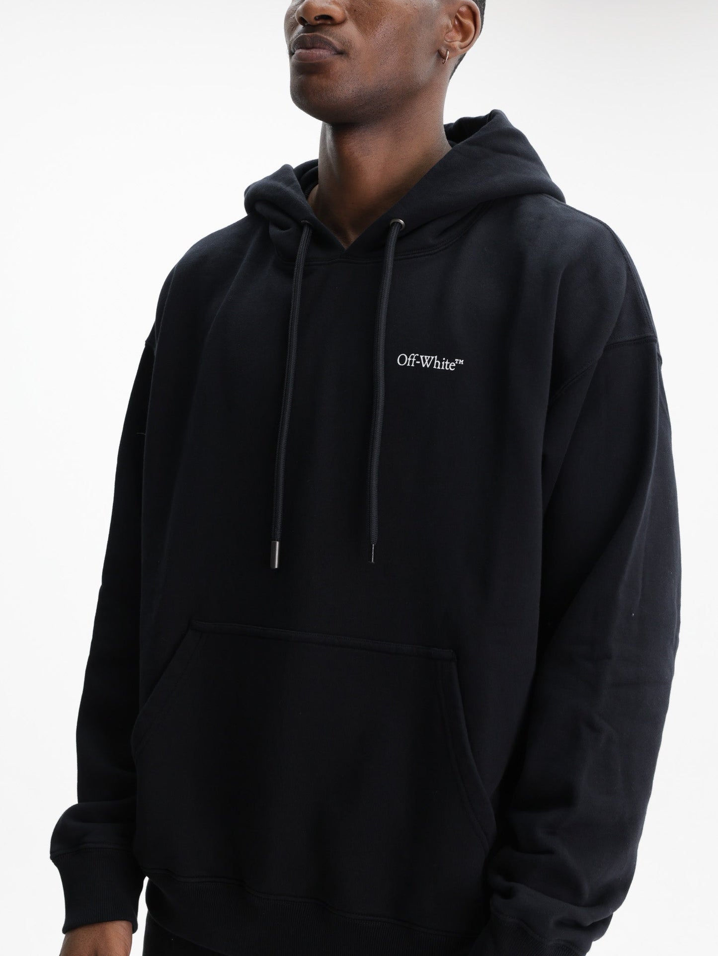 Off - White Hoodie Half Arrows Skate Black