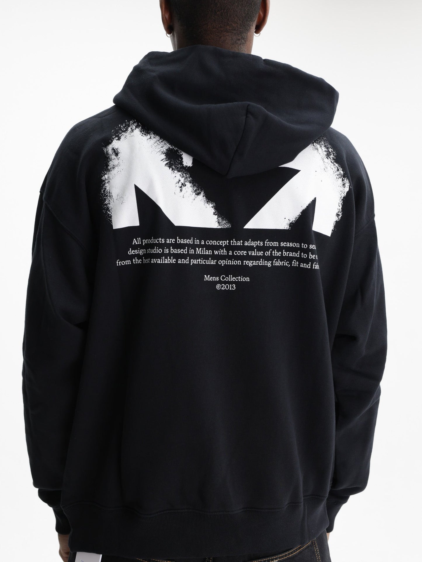 Off - White Hoodie Half Arrows Skate Black
