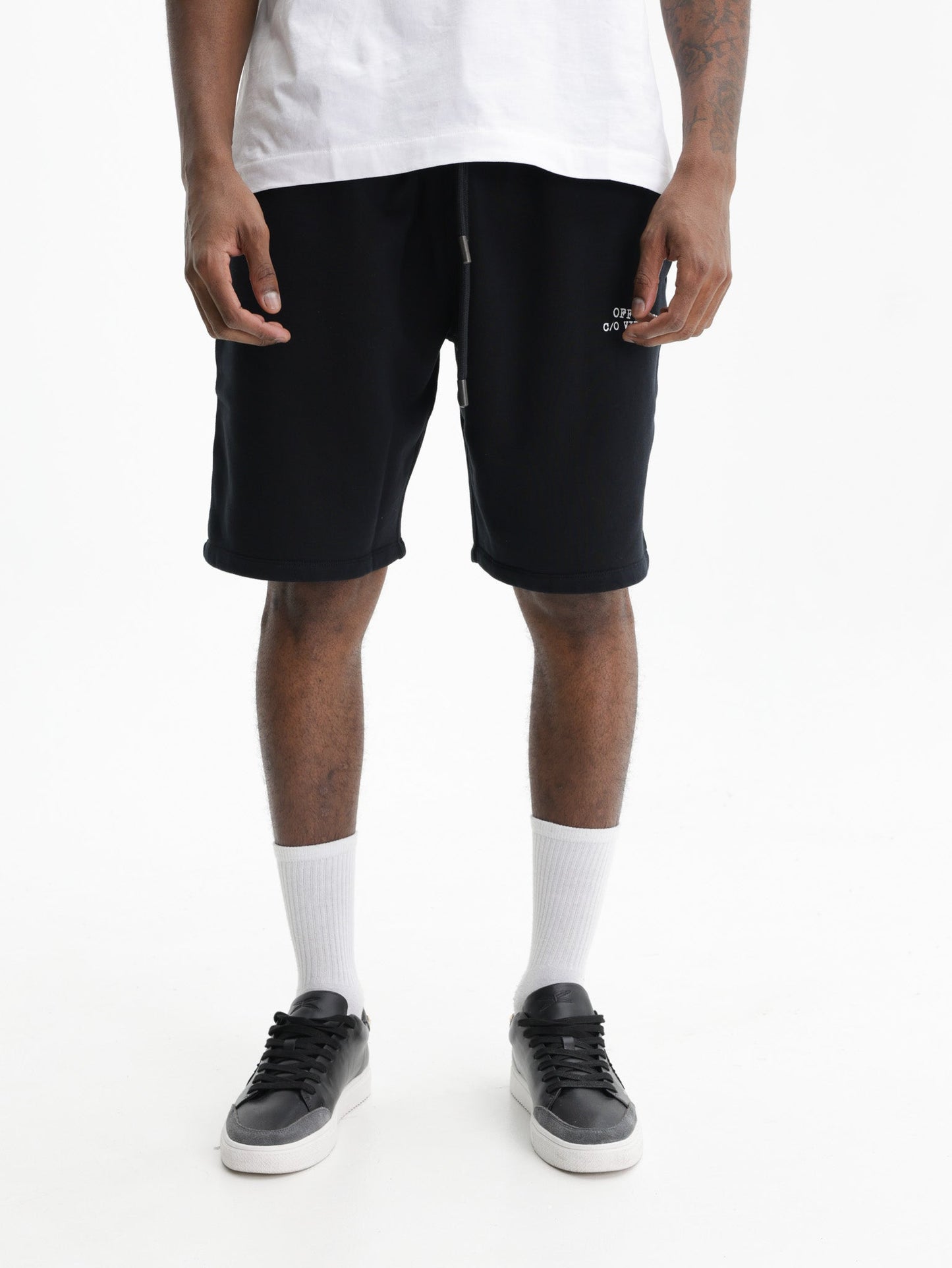 Off - White Shorts Type Machine Arrow Black