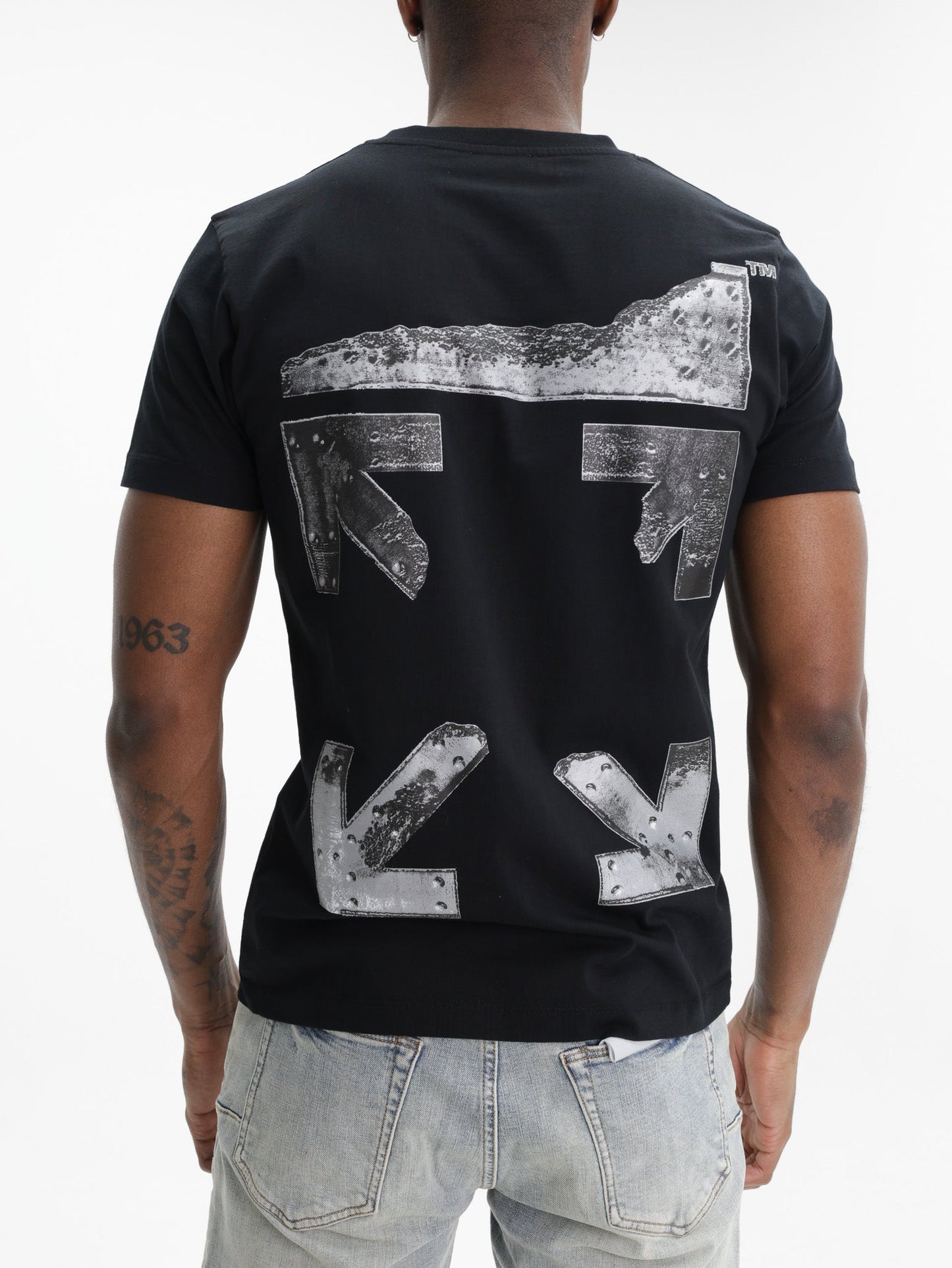 Off - White T-Shirt Metal Arrow SS Slim Black