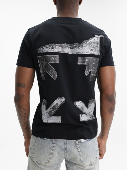 Off - White T-Shirt Metal Arrow SS Slim Black