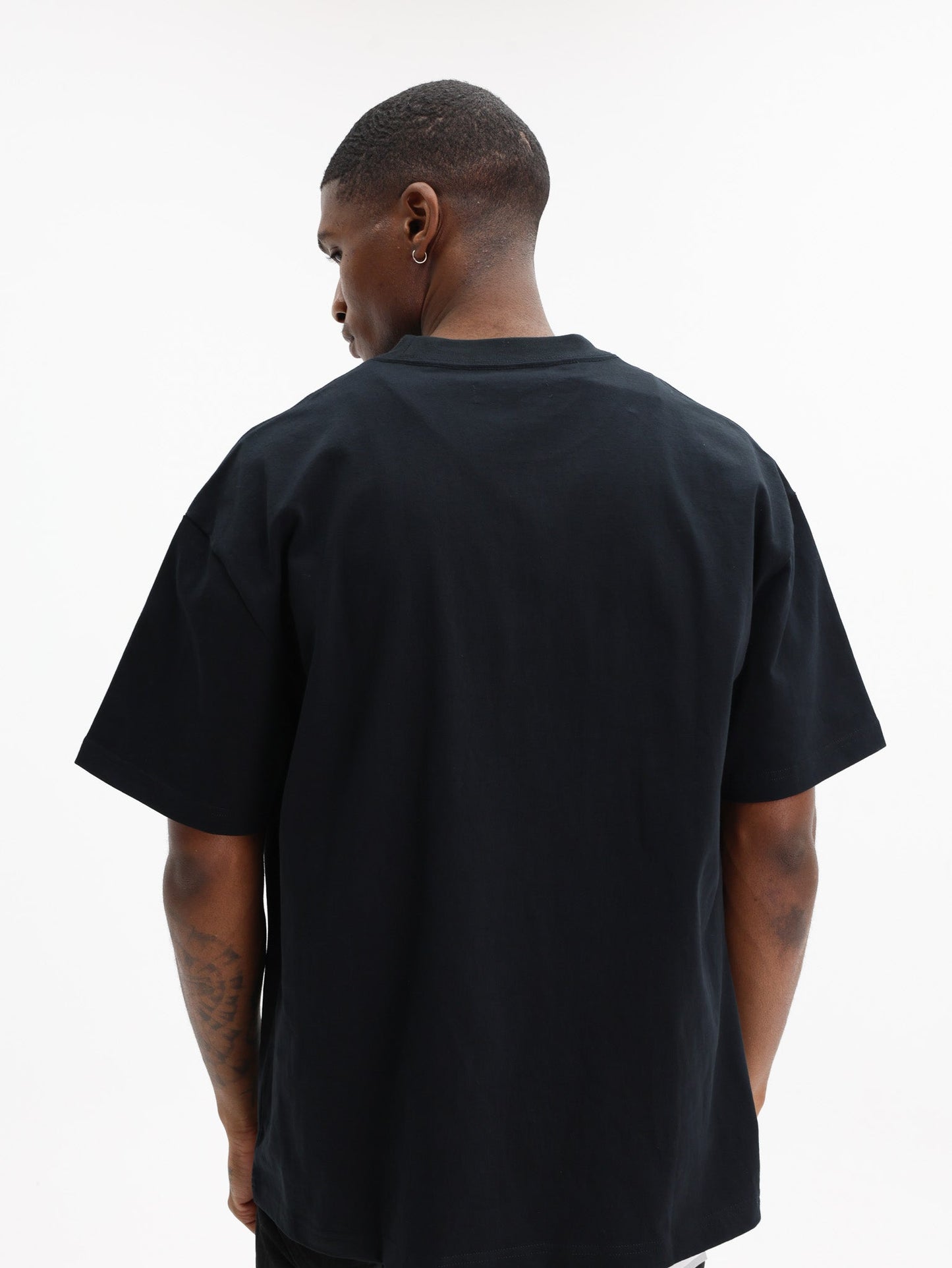 Purple T-Shirt Hwt Jersey Oversized Ss Tee Black
