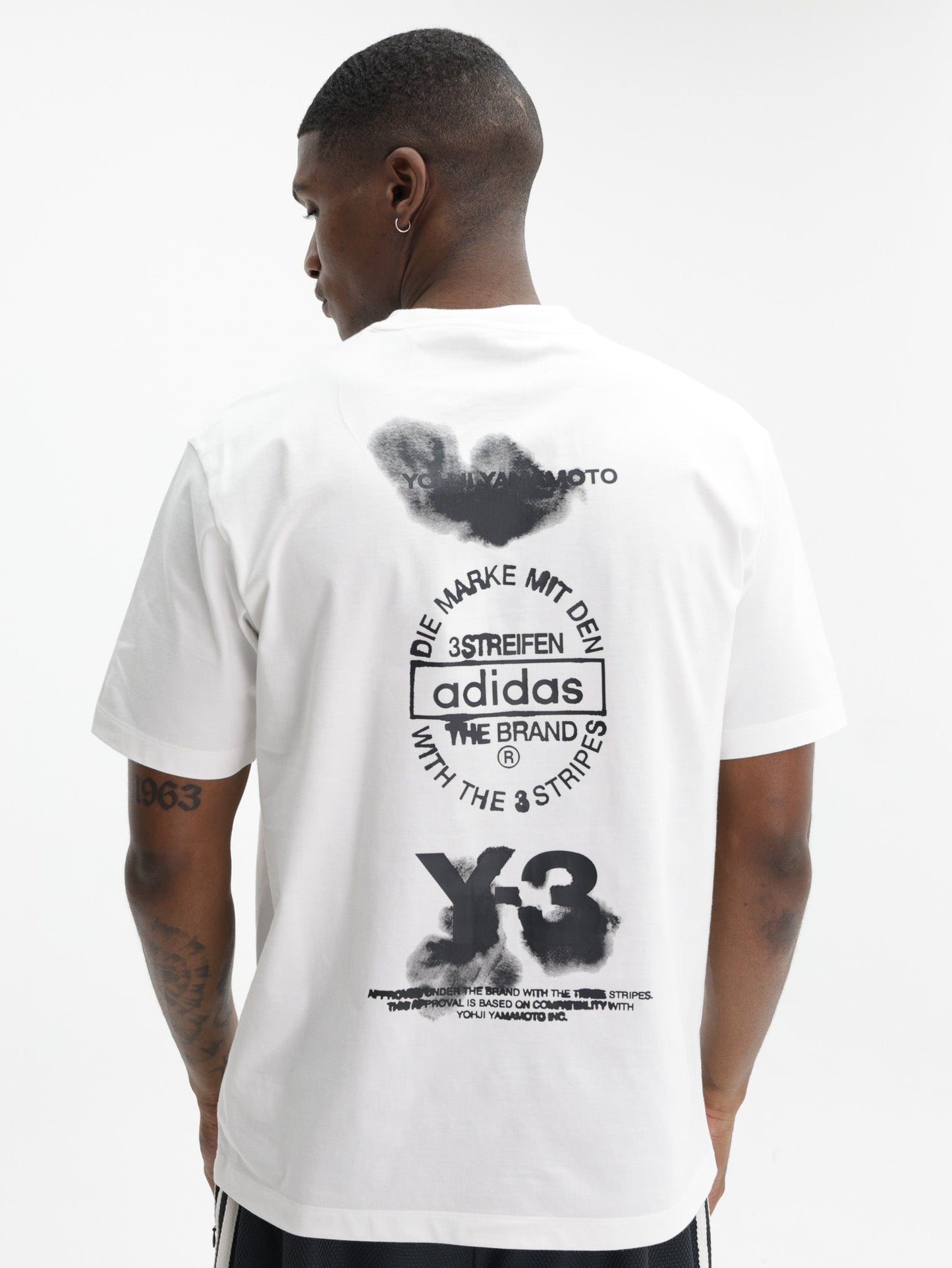 Y-3 T-Shirt GFX SS Cloud White