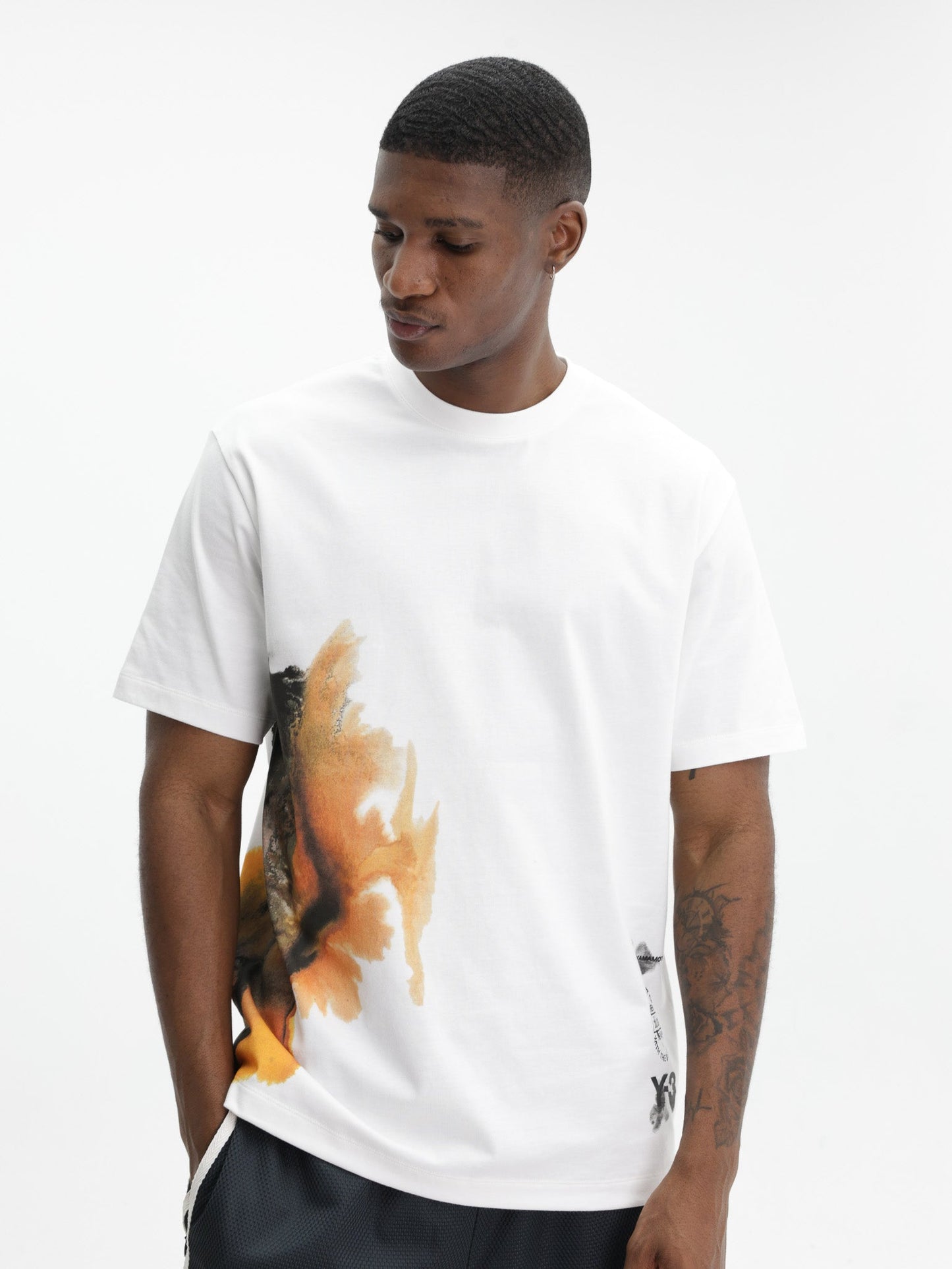 Y-3 T-Shirt GFX SS Cloud White
