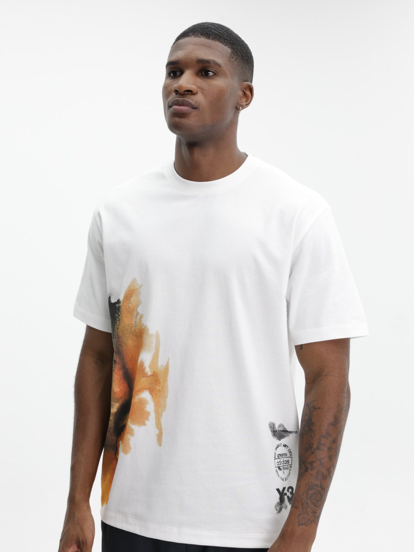 Y-3 T-Shirt GFX SS Cloud White