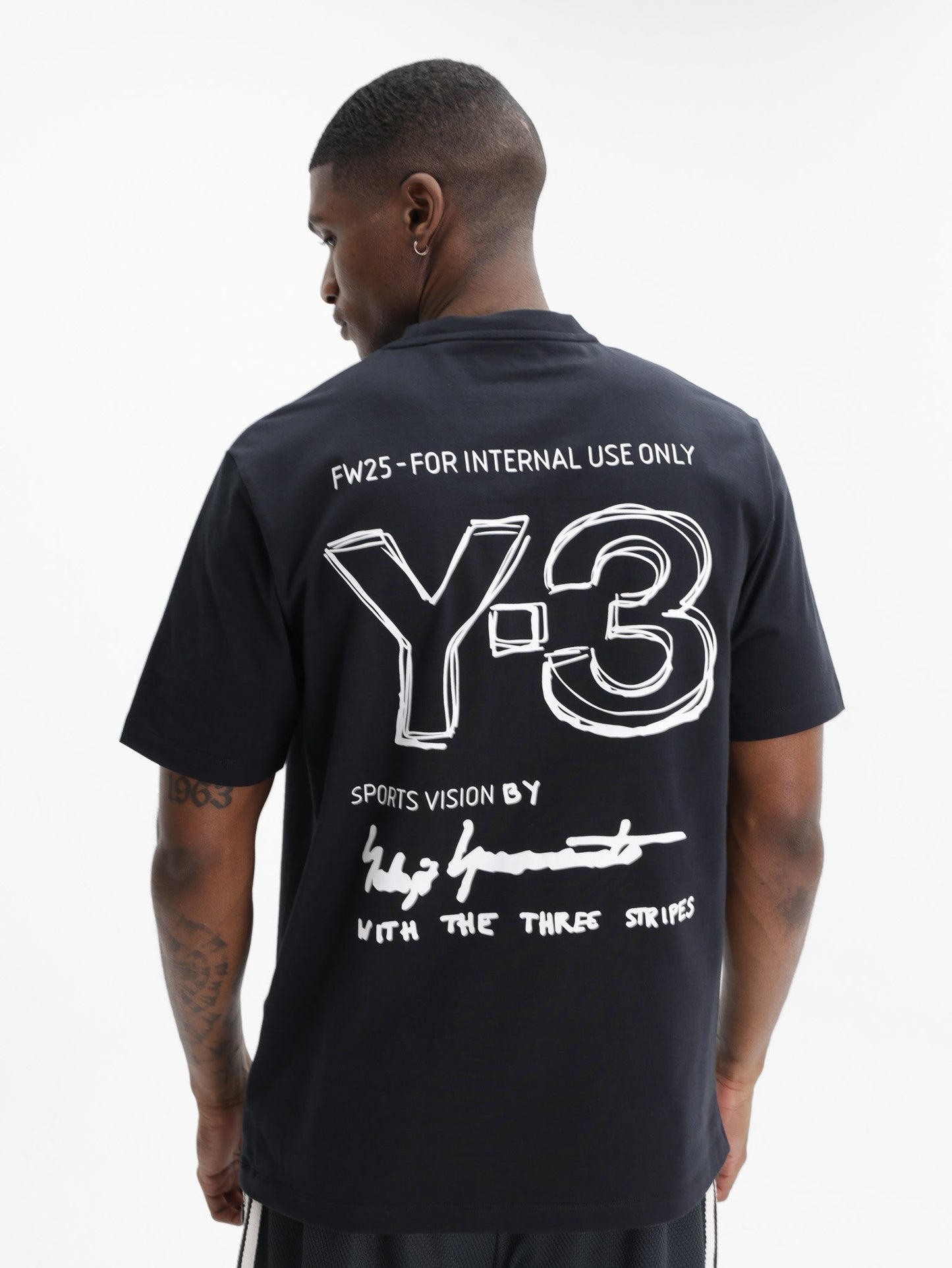 Y-3 T-Shirt Merch SS Black