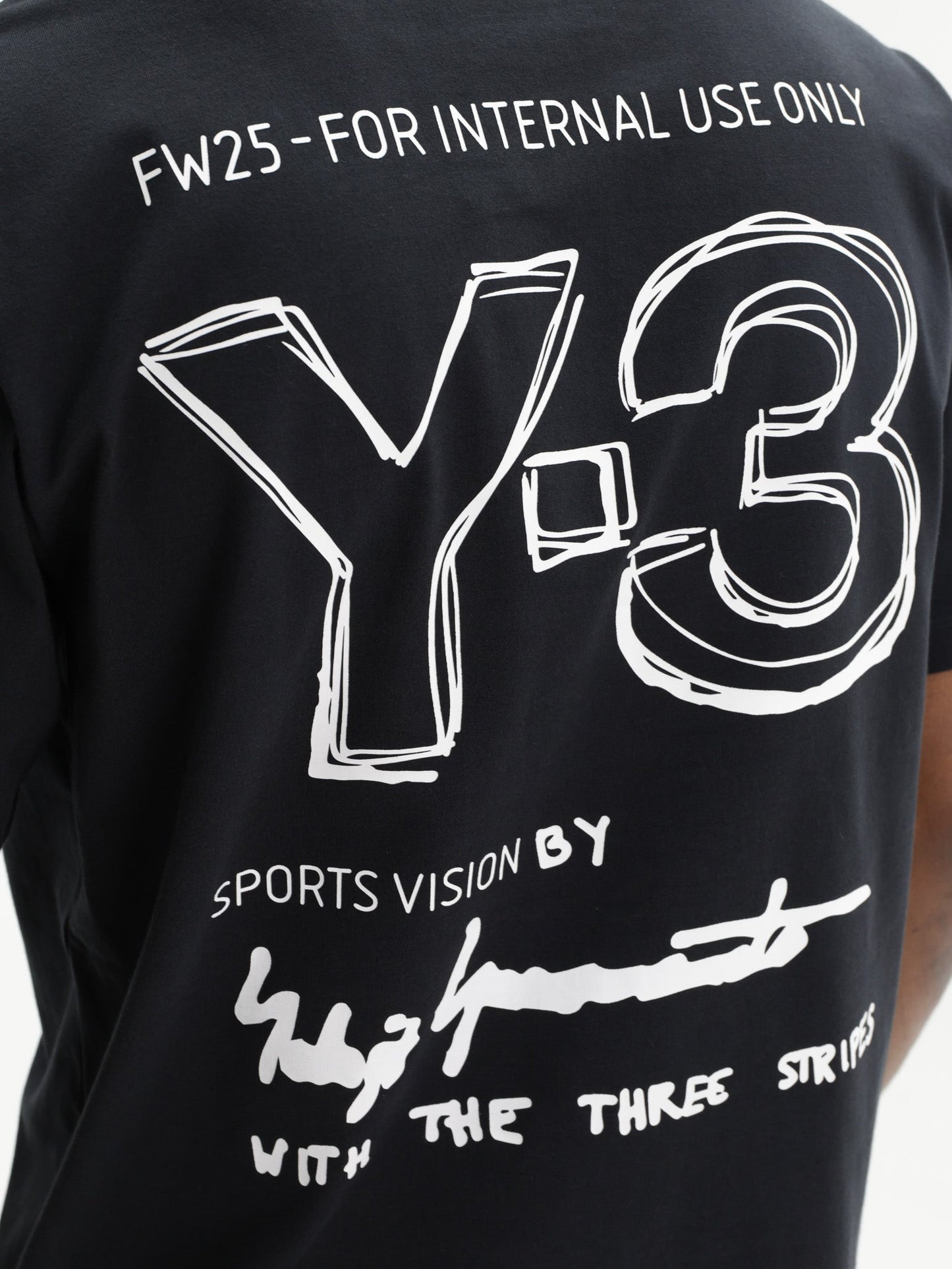 Y-3 T-Shirt Merch SS Black