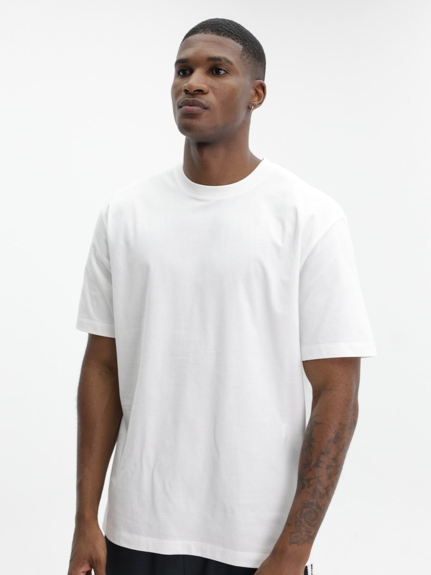Y-3 T-Shirt Merch SS Cloud White