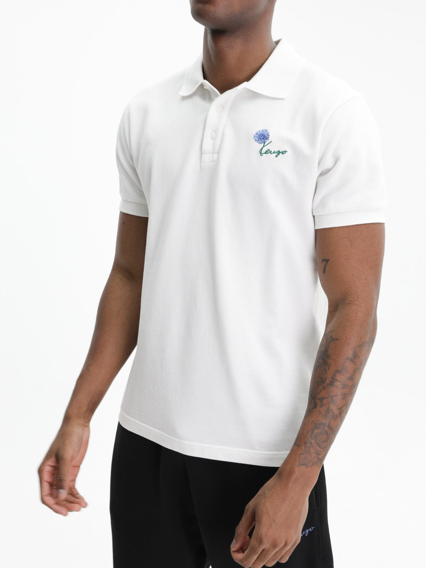 Kenzo Golfer Tulip Embroidered Off White