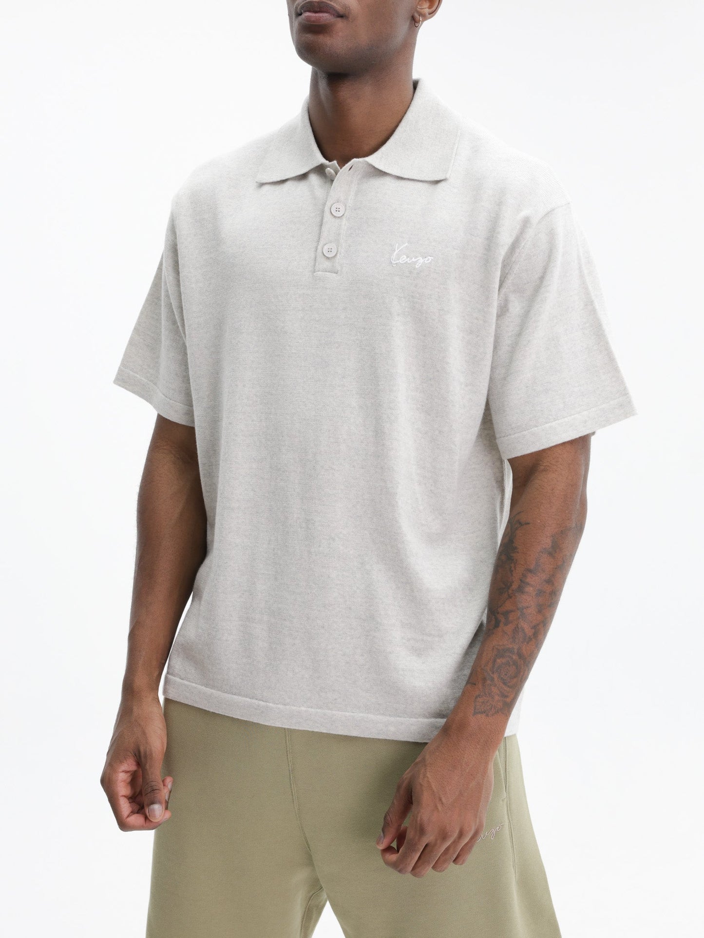 Kenzo Golfer Signature Ss Off White