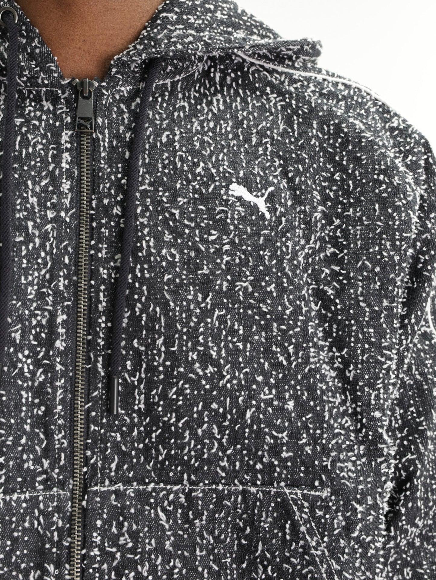 Puma Jacket T7 Hooded Track Grey-White