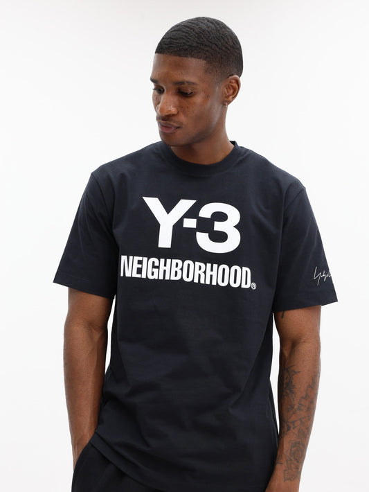Y-3 T-Shirt NBHD Logo Black