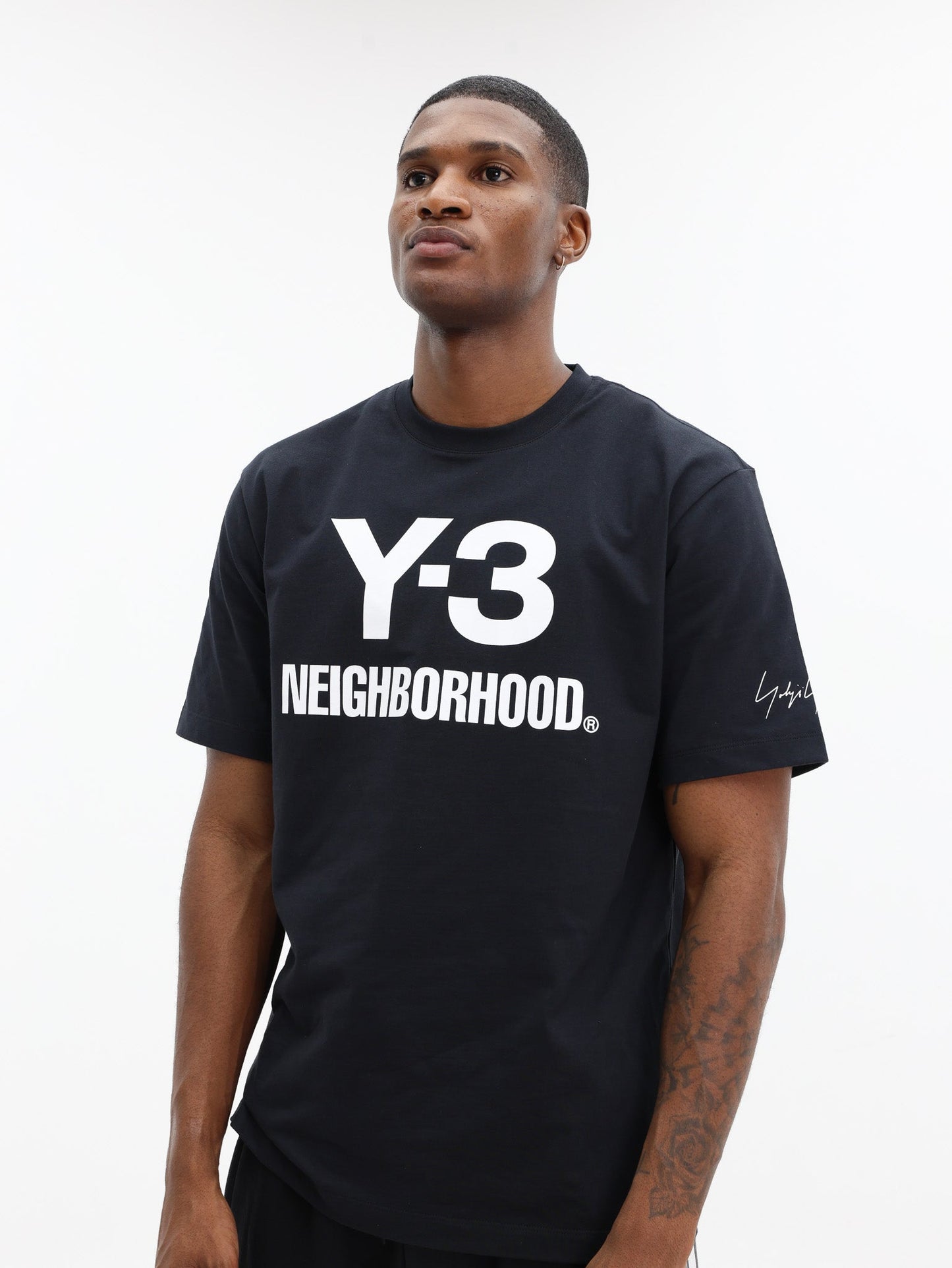 Y-3 T-Shirt NBHD Logo Black