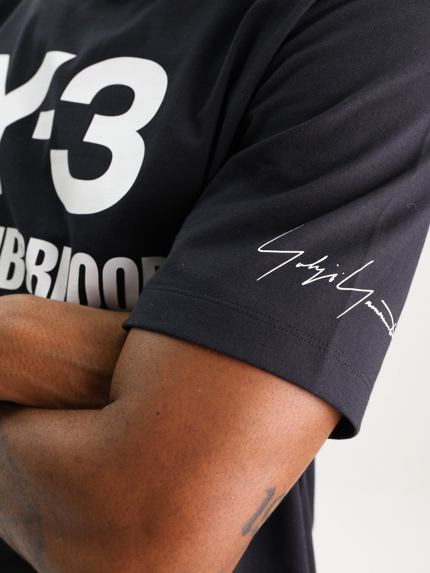 Y-3 T-Shirt NBHD Logo Black