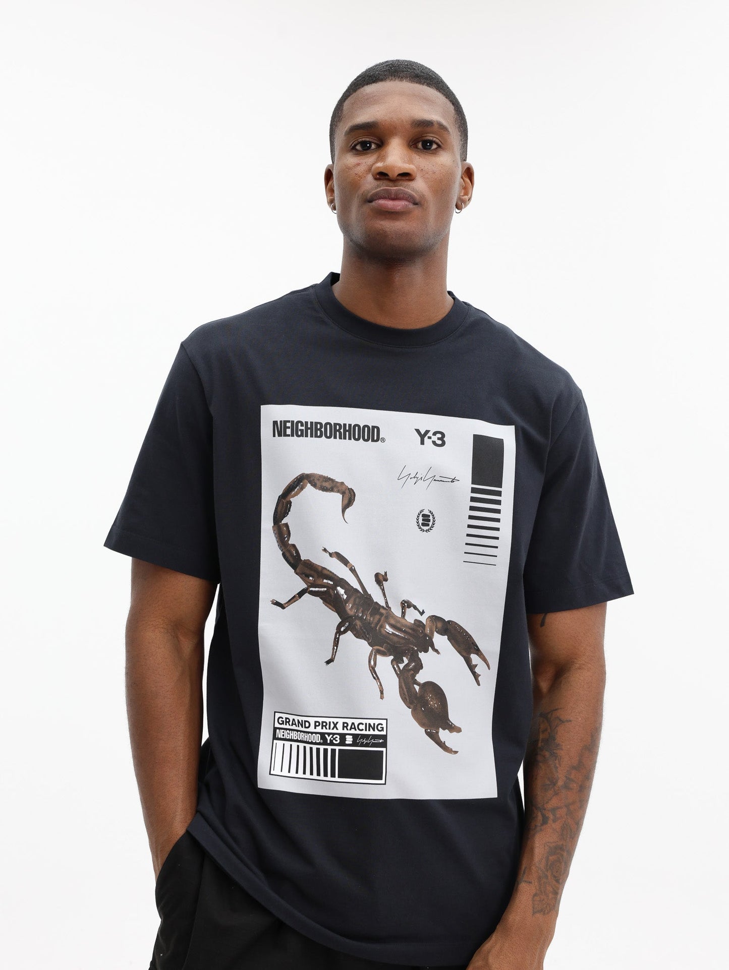 Y-3 T-Shirt NBHD GFX Scorpion Black