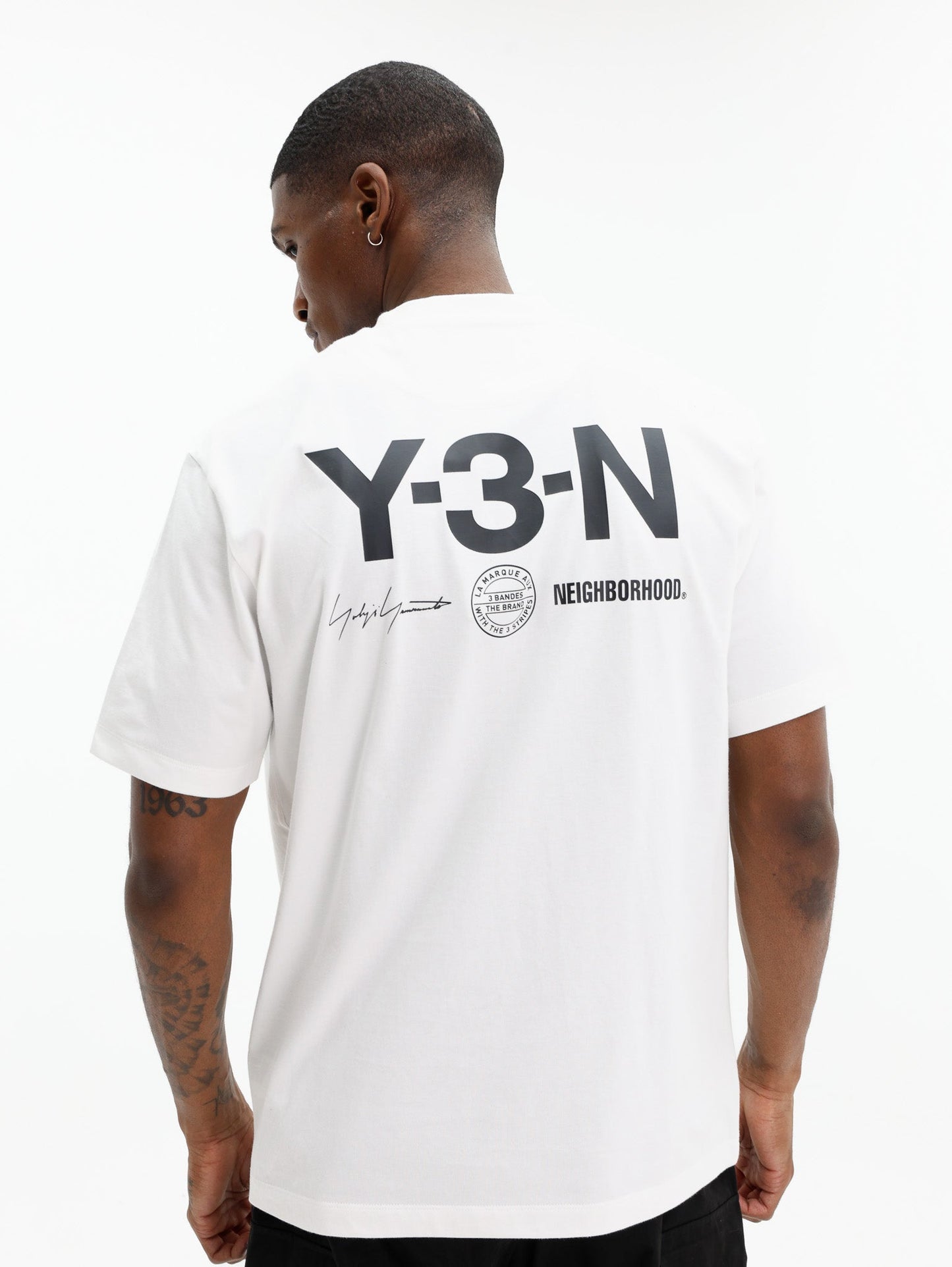 Y-3 T-Shirt NBHD GFX Butterfly Cloud White
