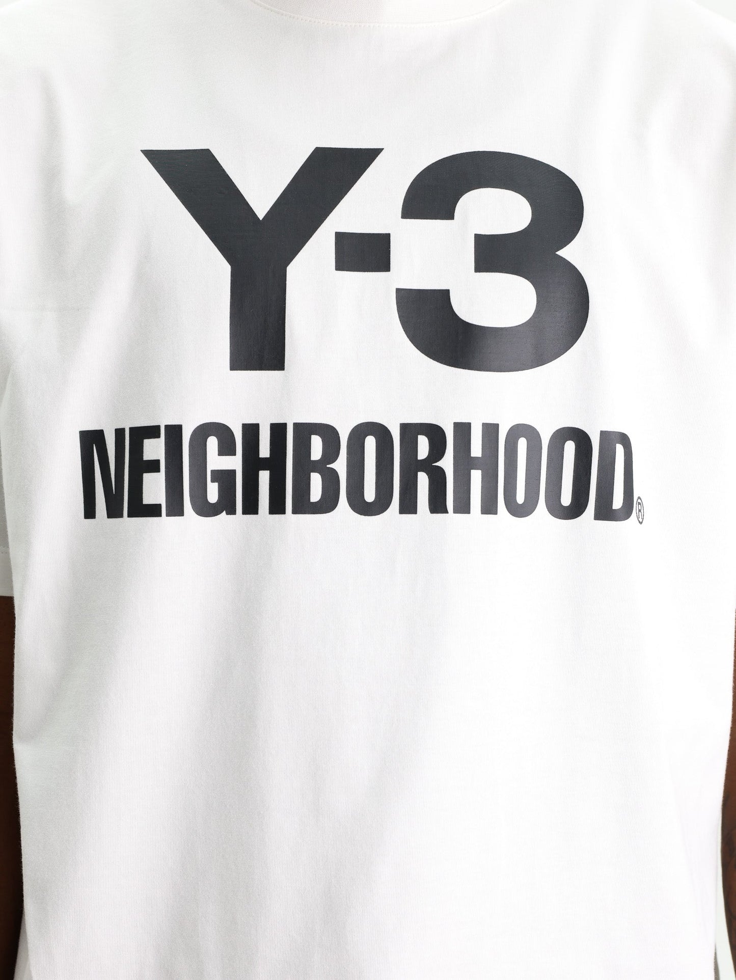 Y-3 T-Shirt NBHD Logo Cloud White