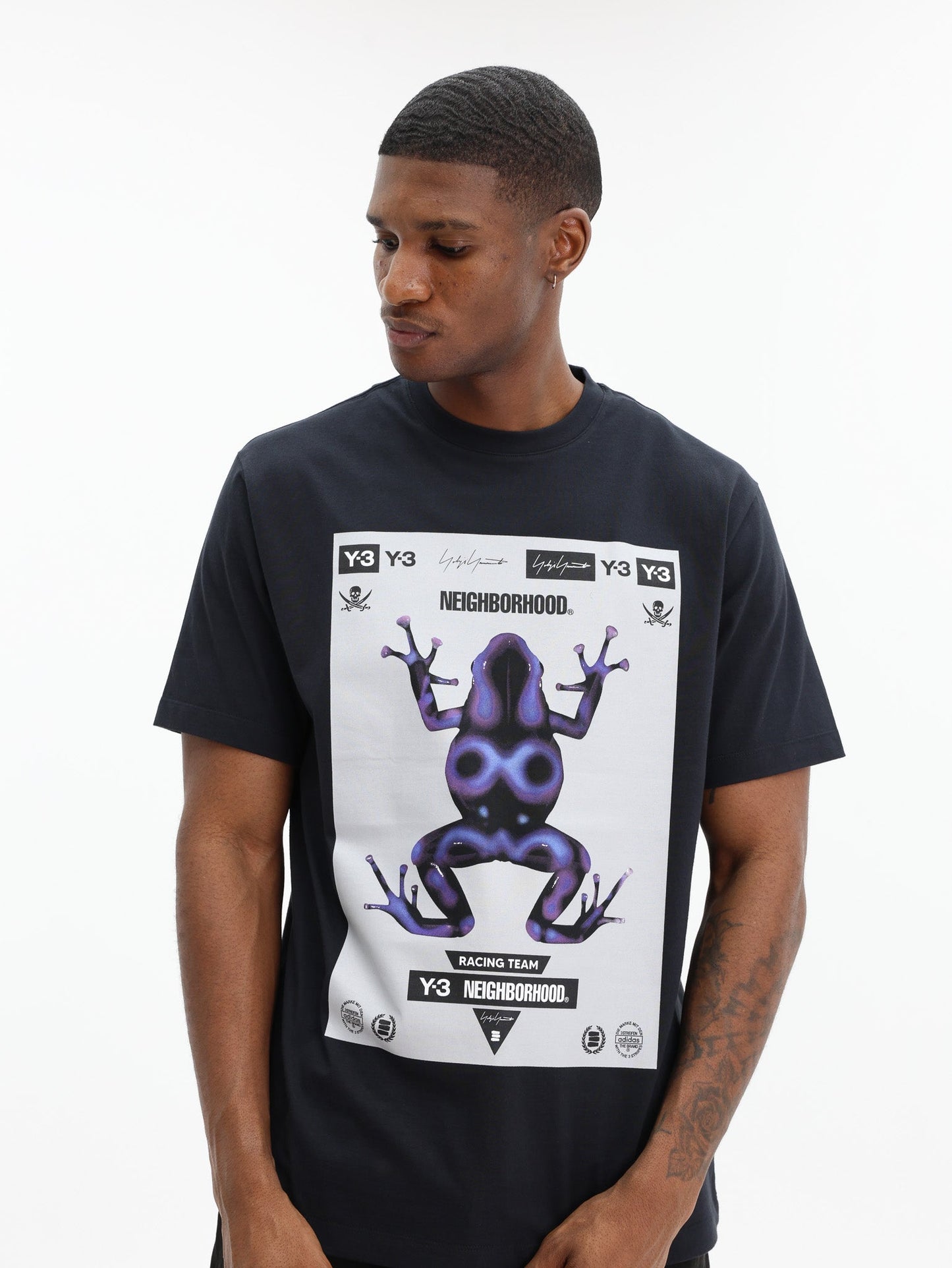 Y-3 T-Shirt NBHD GFX Frog Black