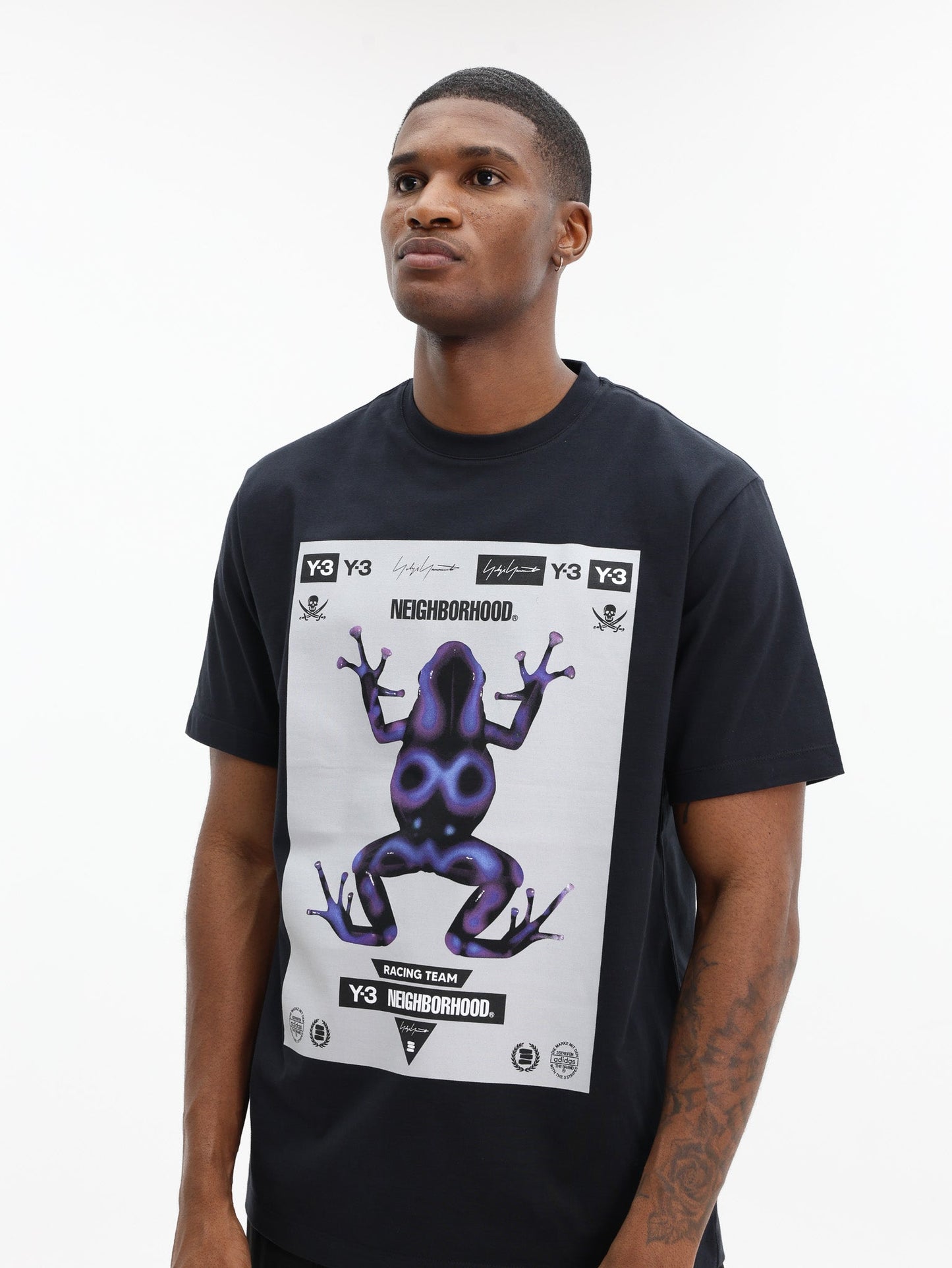 Y-3 T-Shirt NBHD GFX Frog Black