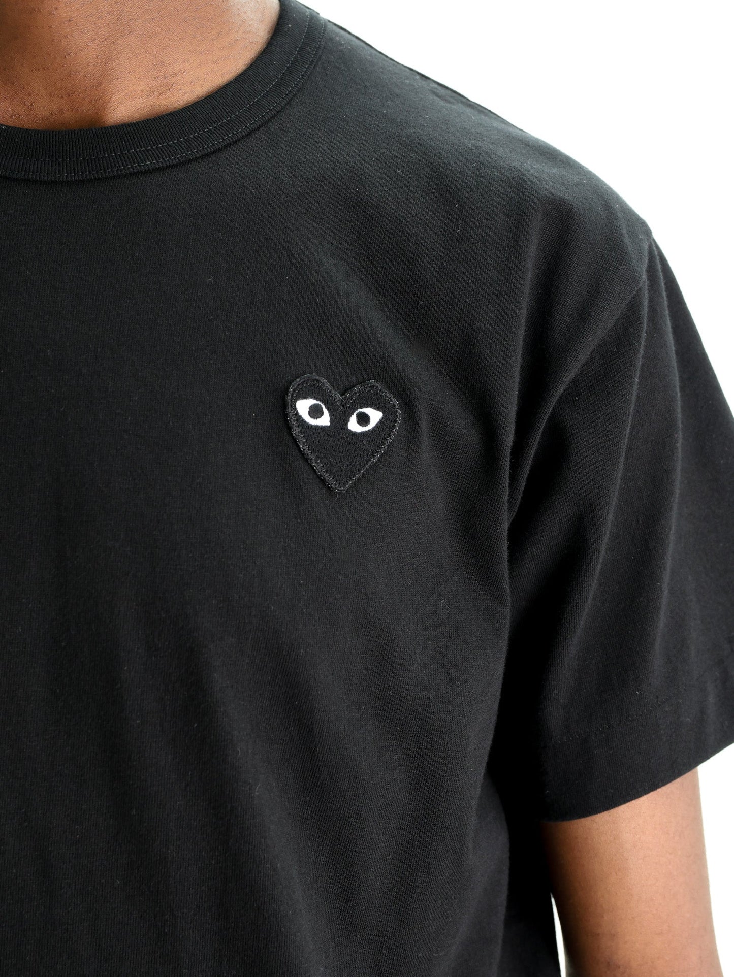 Comme Des Garcons T-Shirt Play Black Heart Black