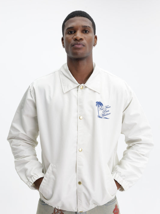 Drole Jacket Slogan Palmier Off White