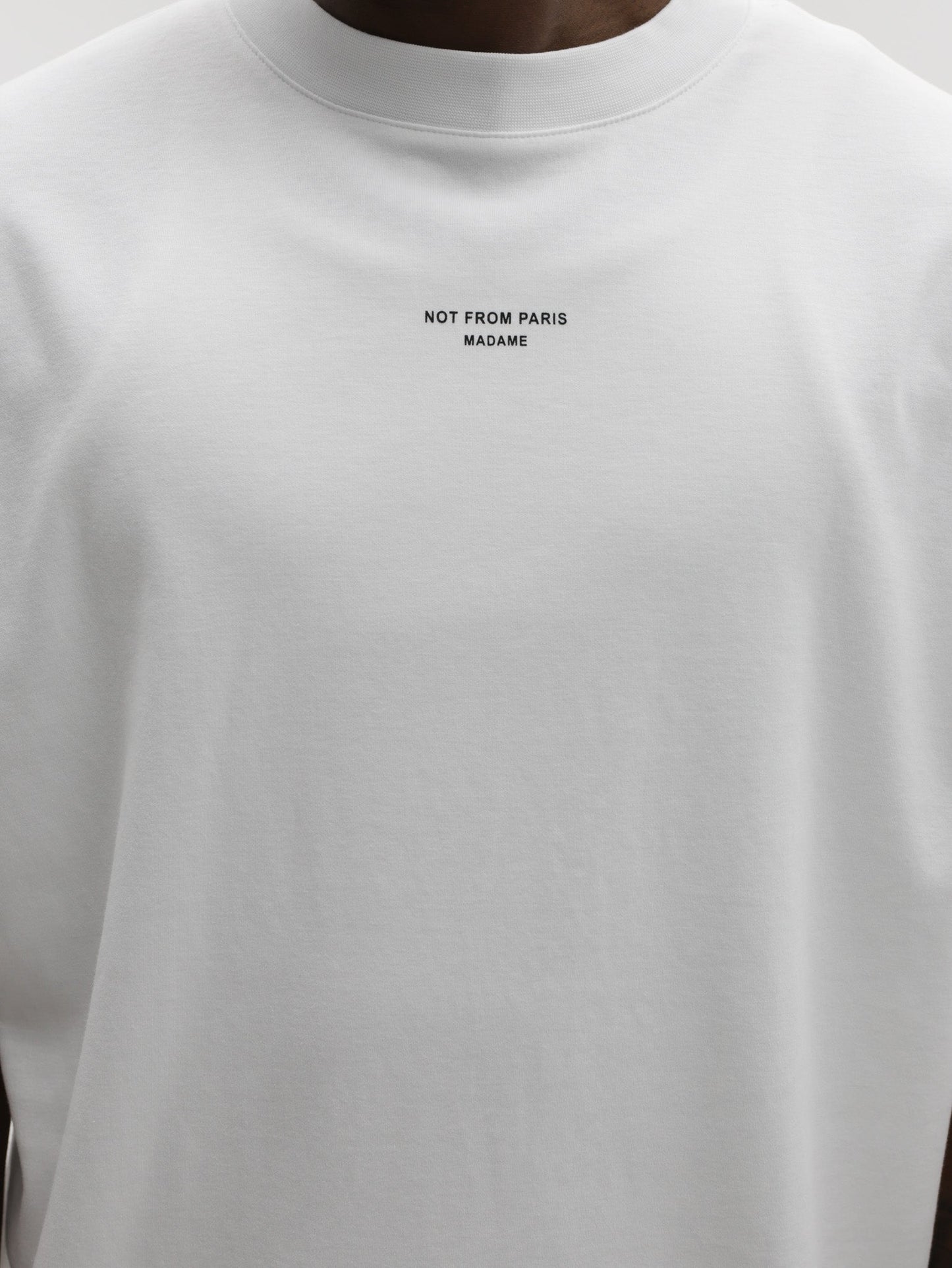 Drole T-Shirt Classic Slogan Optic White