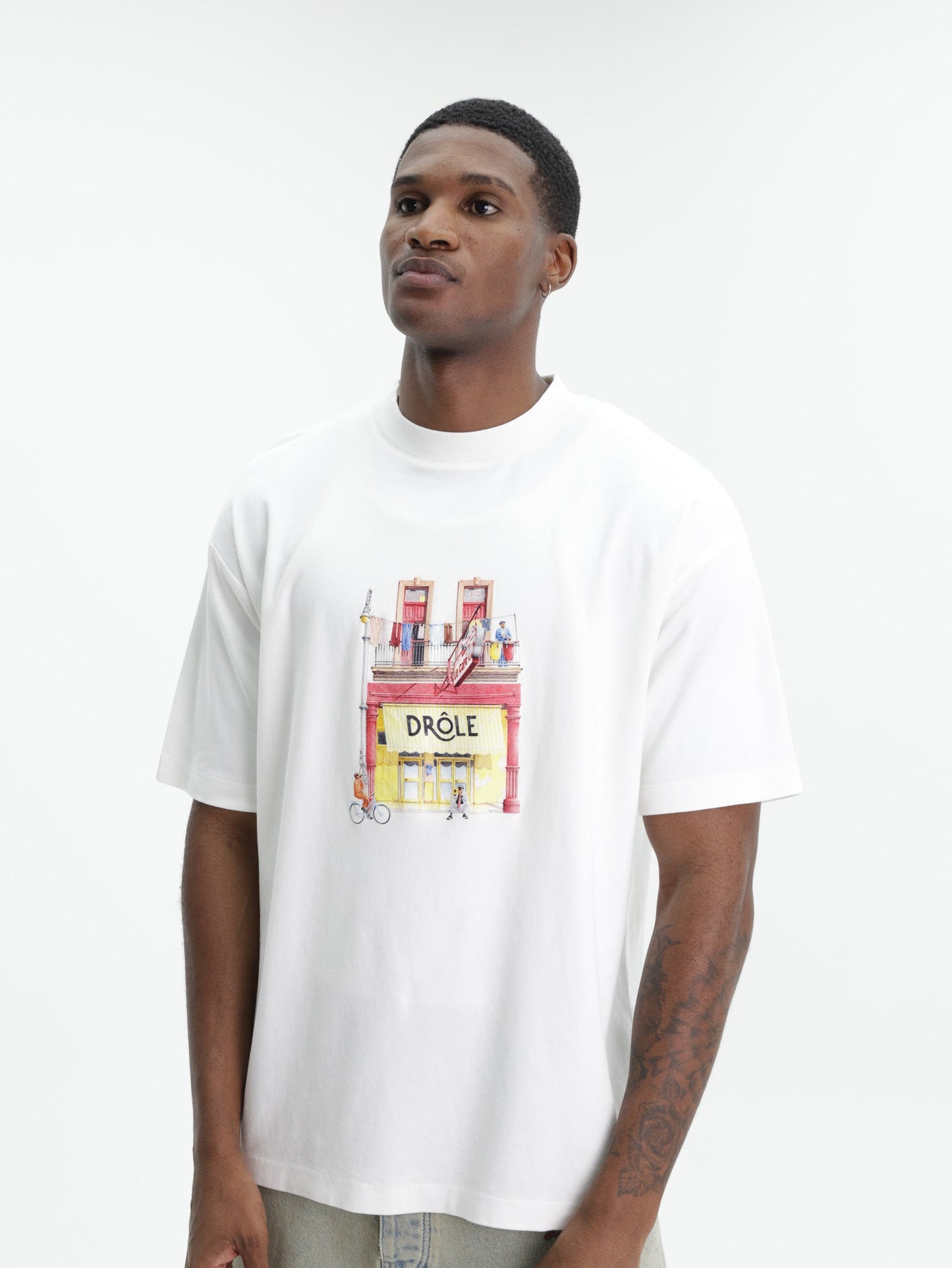 Drole T-Shirt Cafe Off White