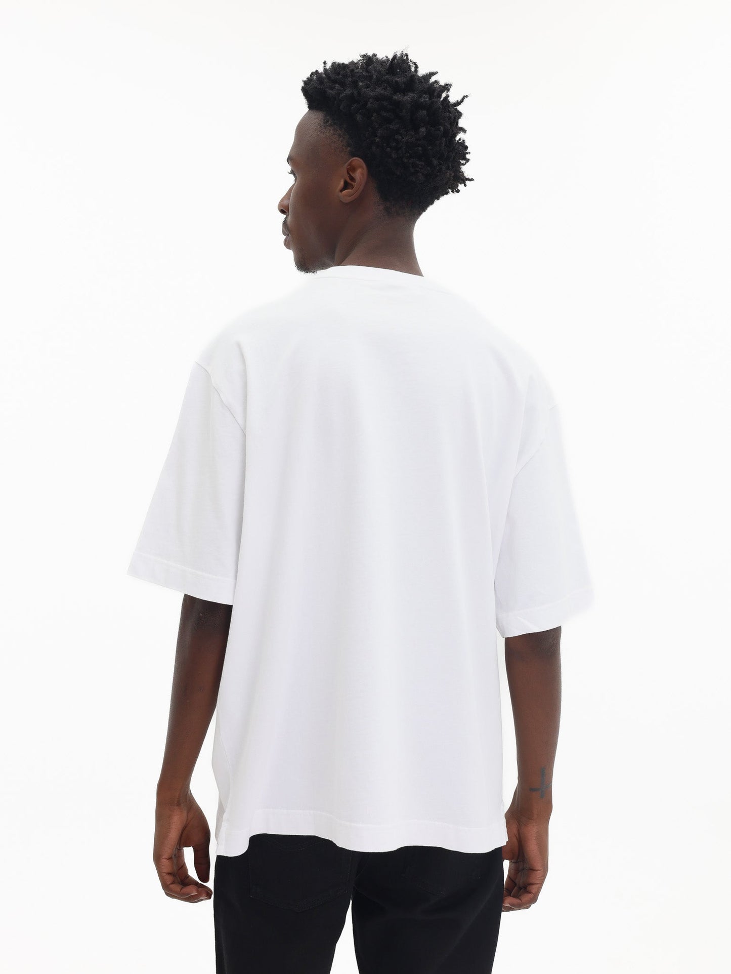 Maison Kitsune T-Shirt Fox Head Patch Oversize White