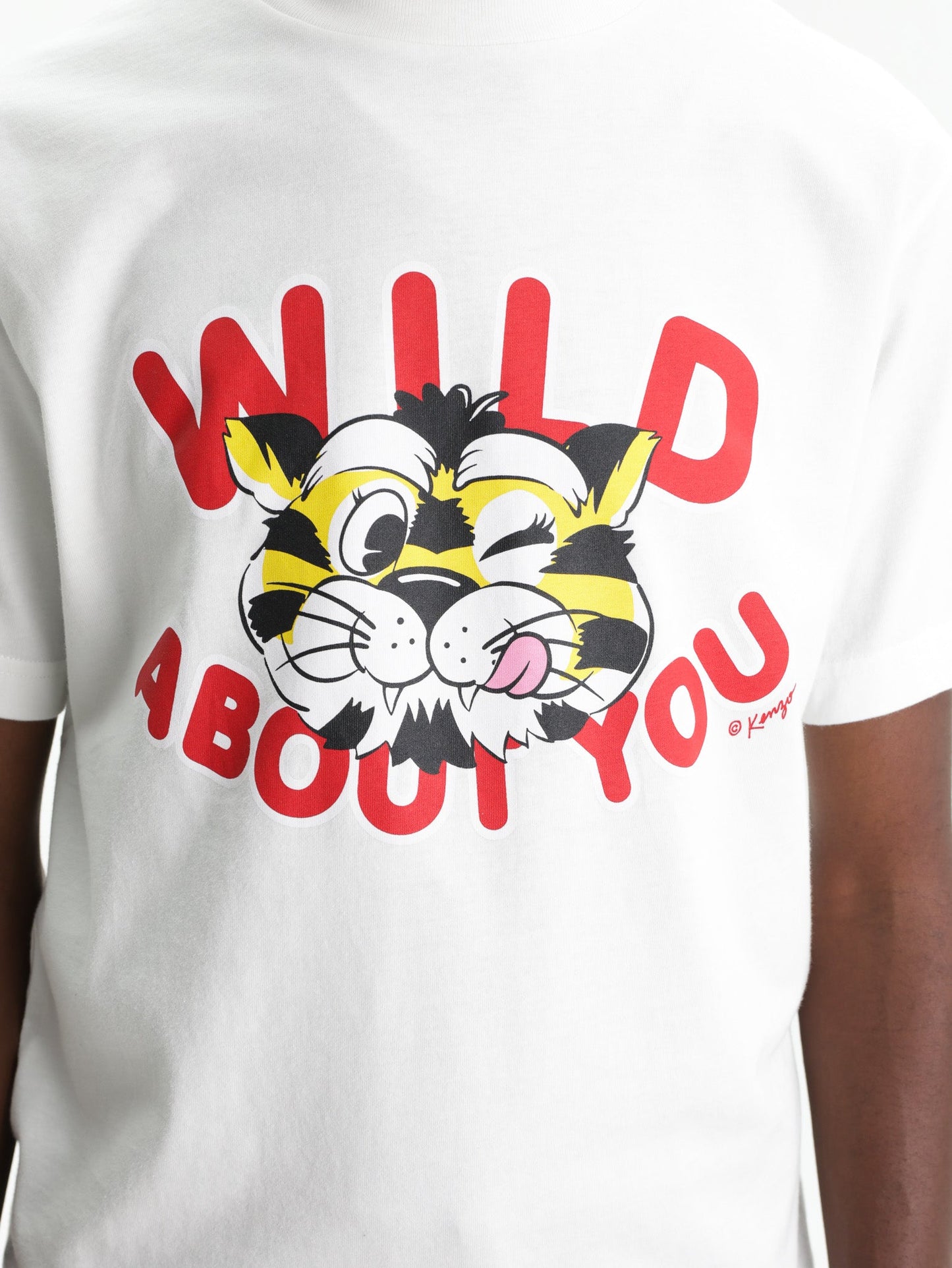 Kenzo T-Shirt Wild About You Off White