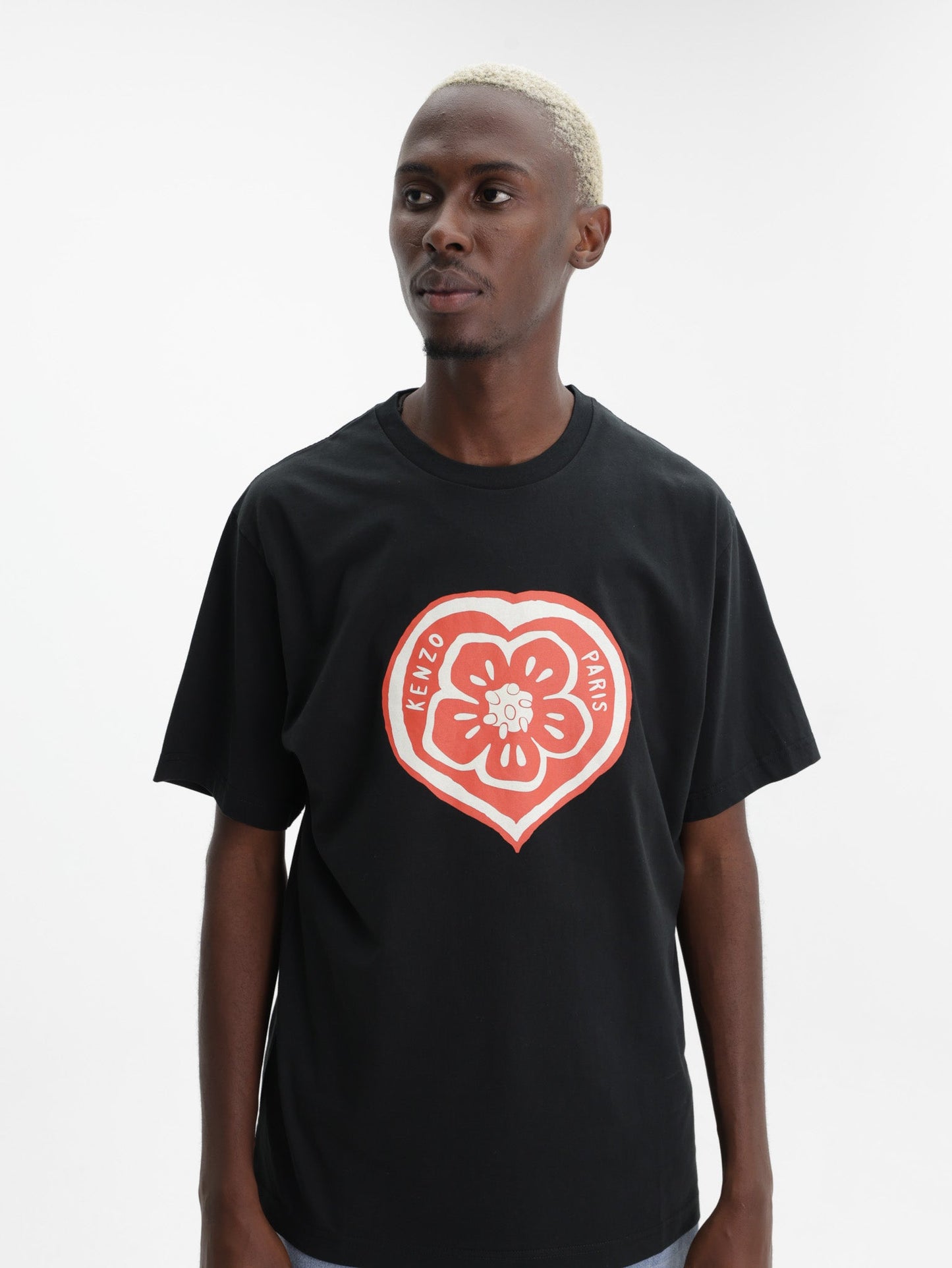 Kenzo T-Shirt Boke Heart Black