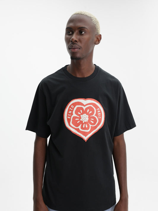 Kenzo T-Shirt Boke Heart Black
