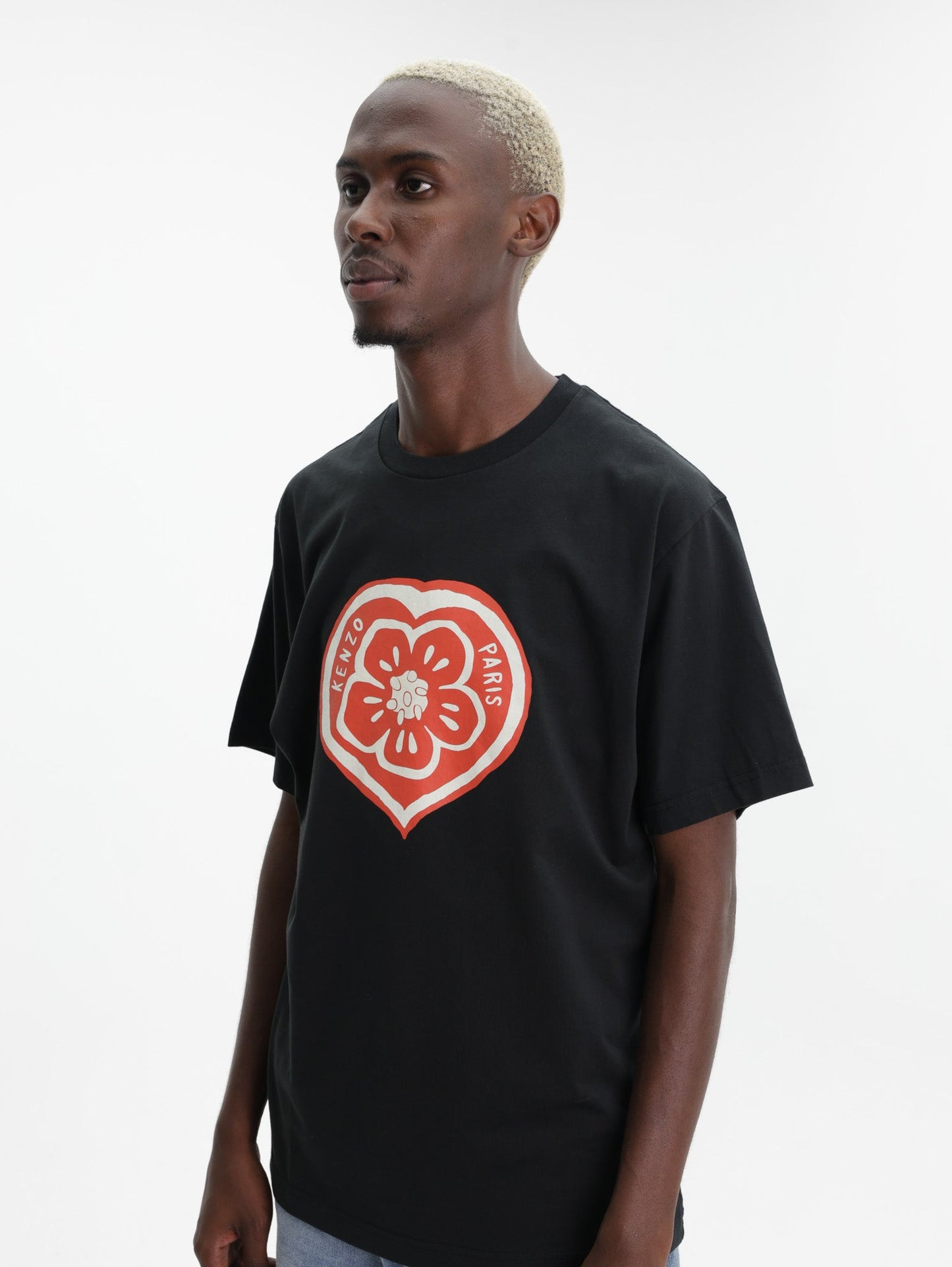 Kenzo T-Shirt Boke Heart Black