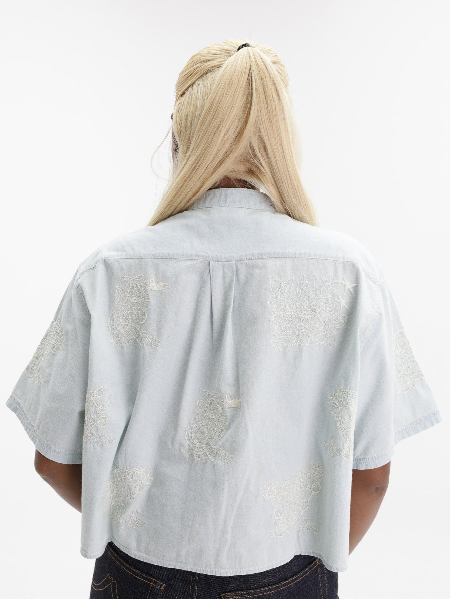 Kenzo Shirt SS Stone Bl Dirty